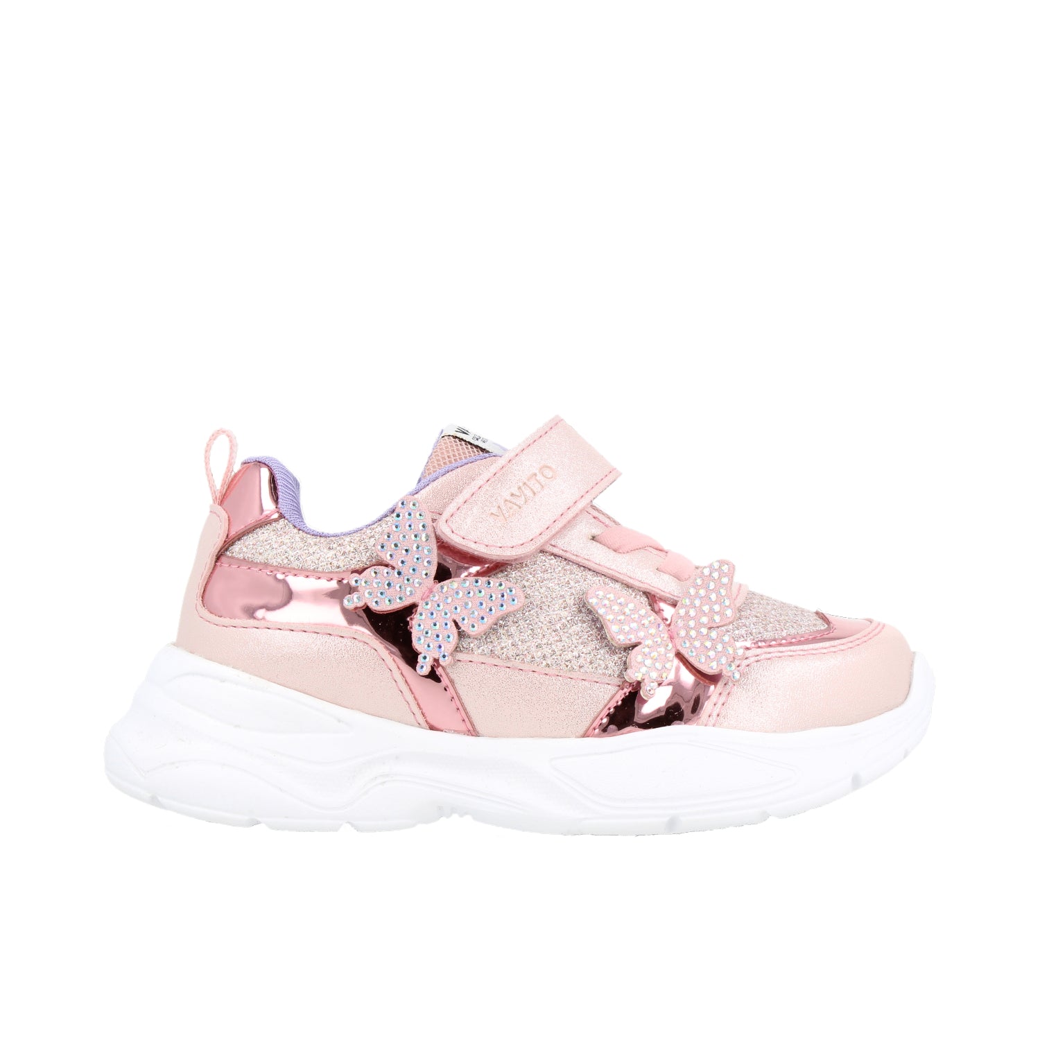 Tenis Urbano Vavito color Rosa para Niña con detalle de Mariposa