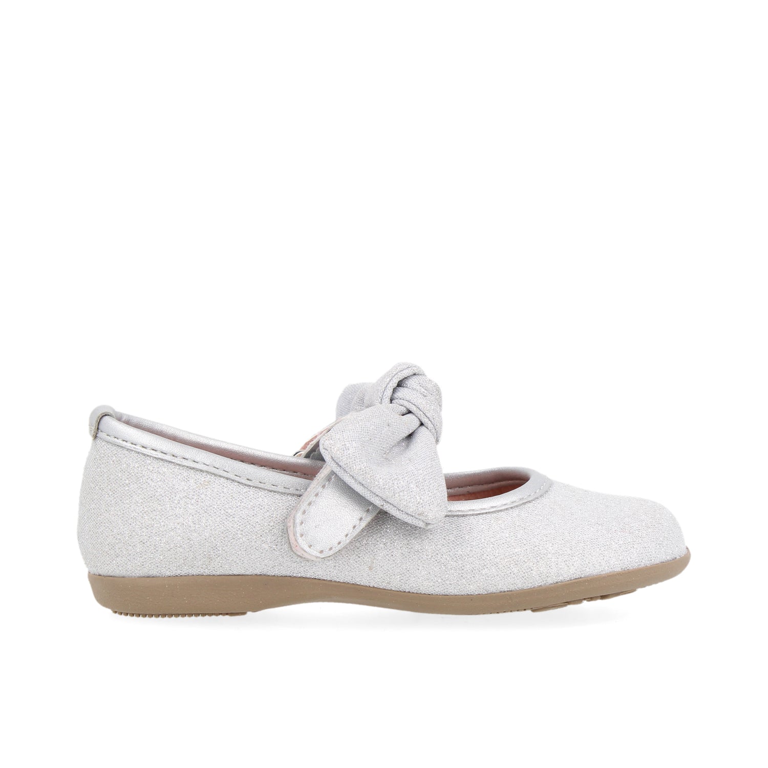 Ballerina Casual Vavito color Plata para Niña