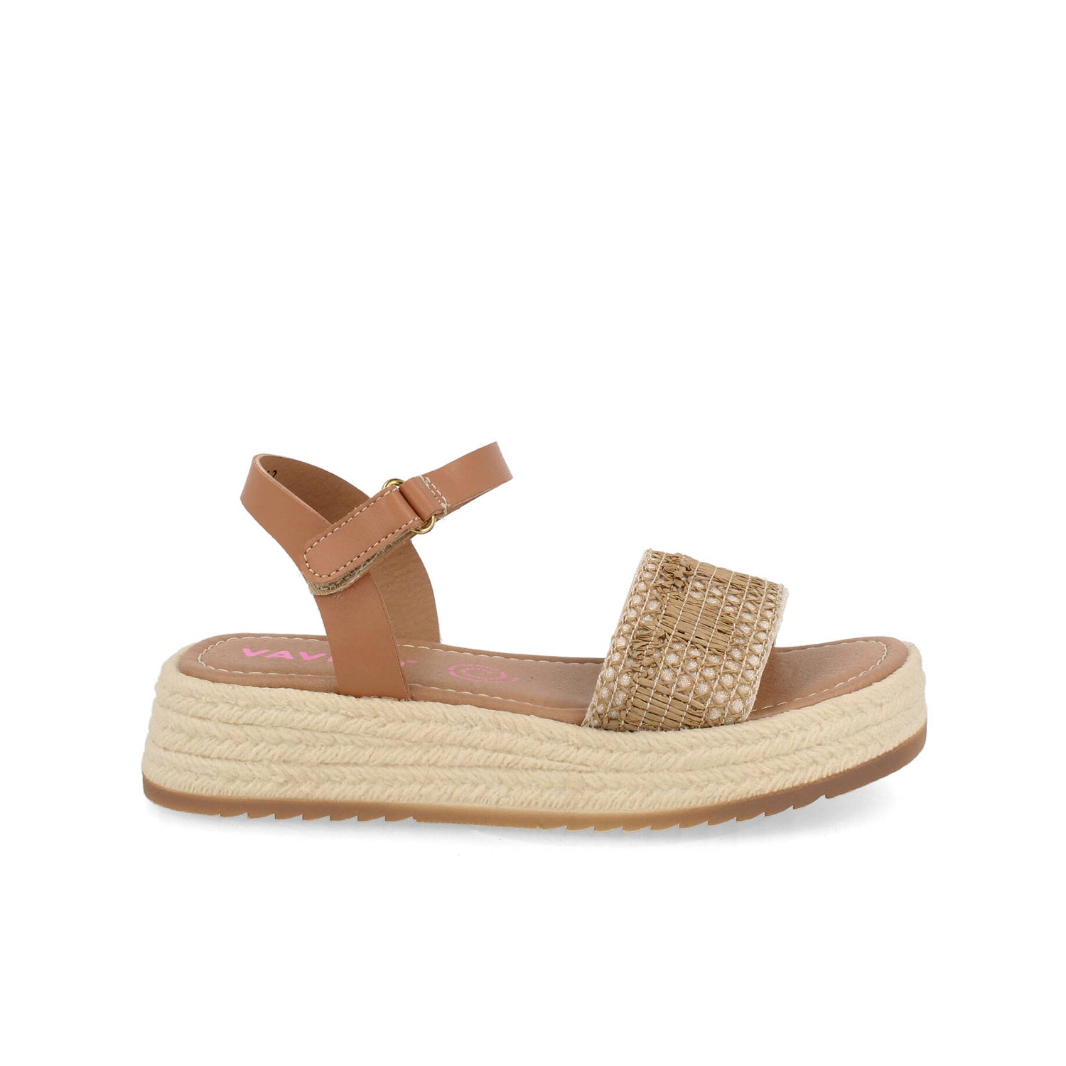 Sandalia Casual Vavito color Cognac para Junior Niña