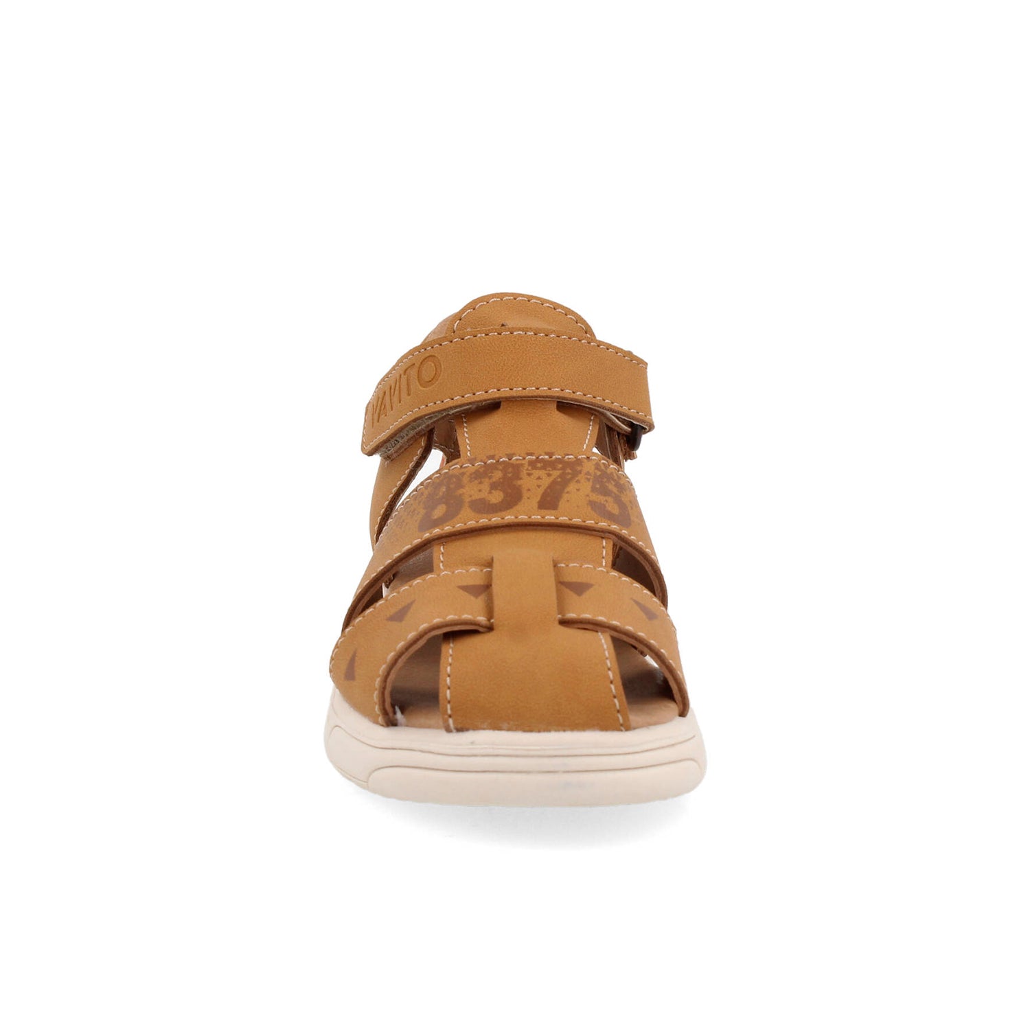 Sandalia Casual Vavito color Camel para Niño
