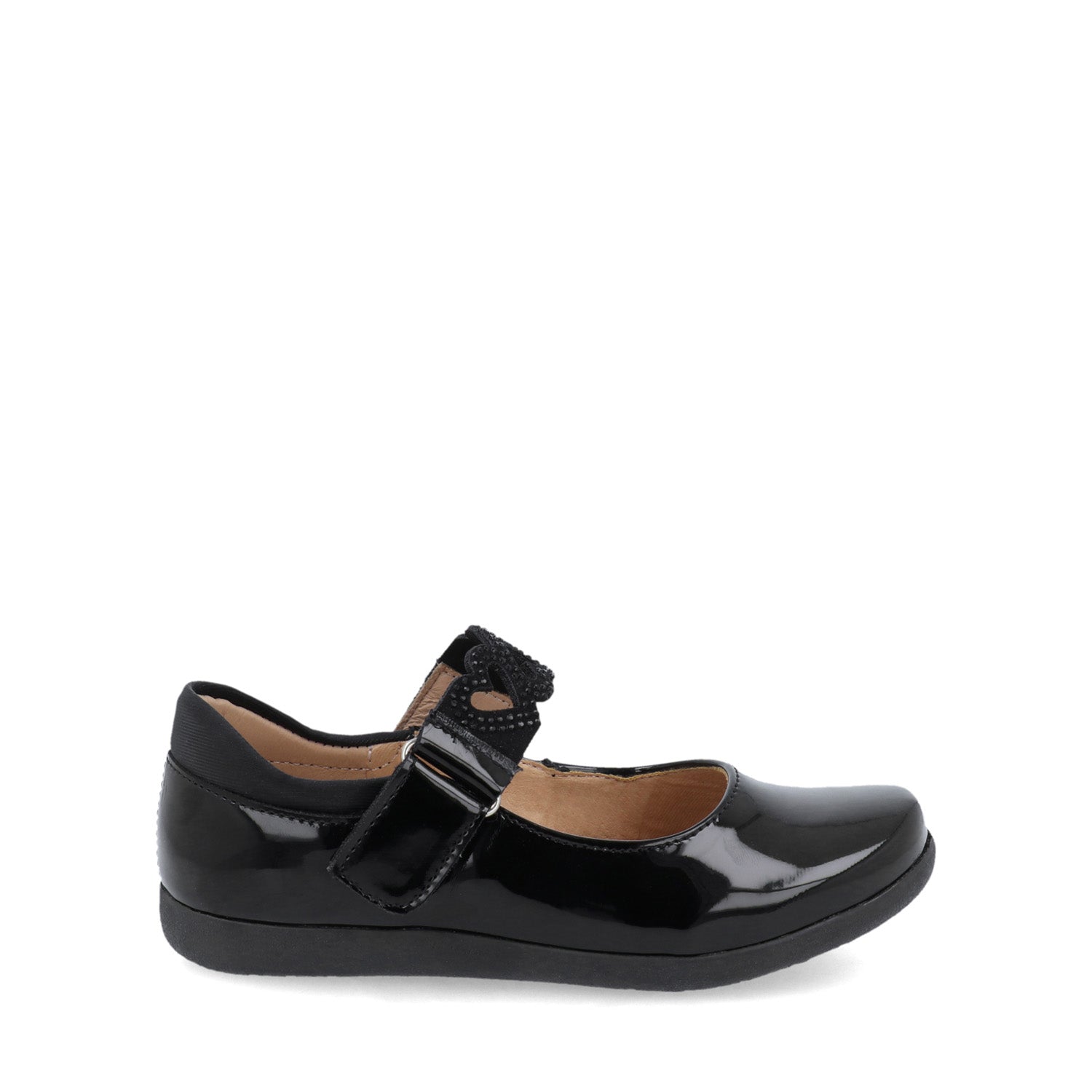 Balerina Casual Yuyin color Negro Charol para Niña