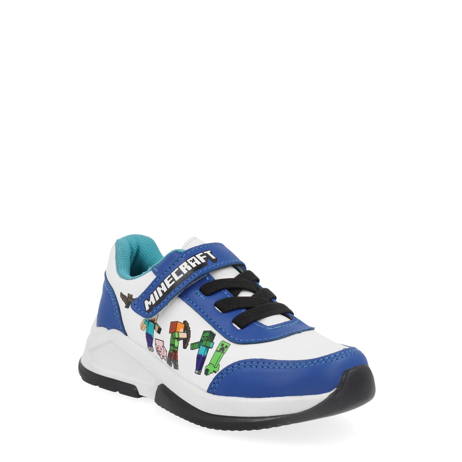 Tenis Estilo Urbano Yuyin color Azul de Minecraft  para Niño