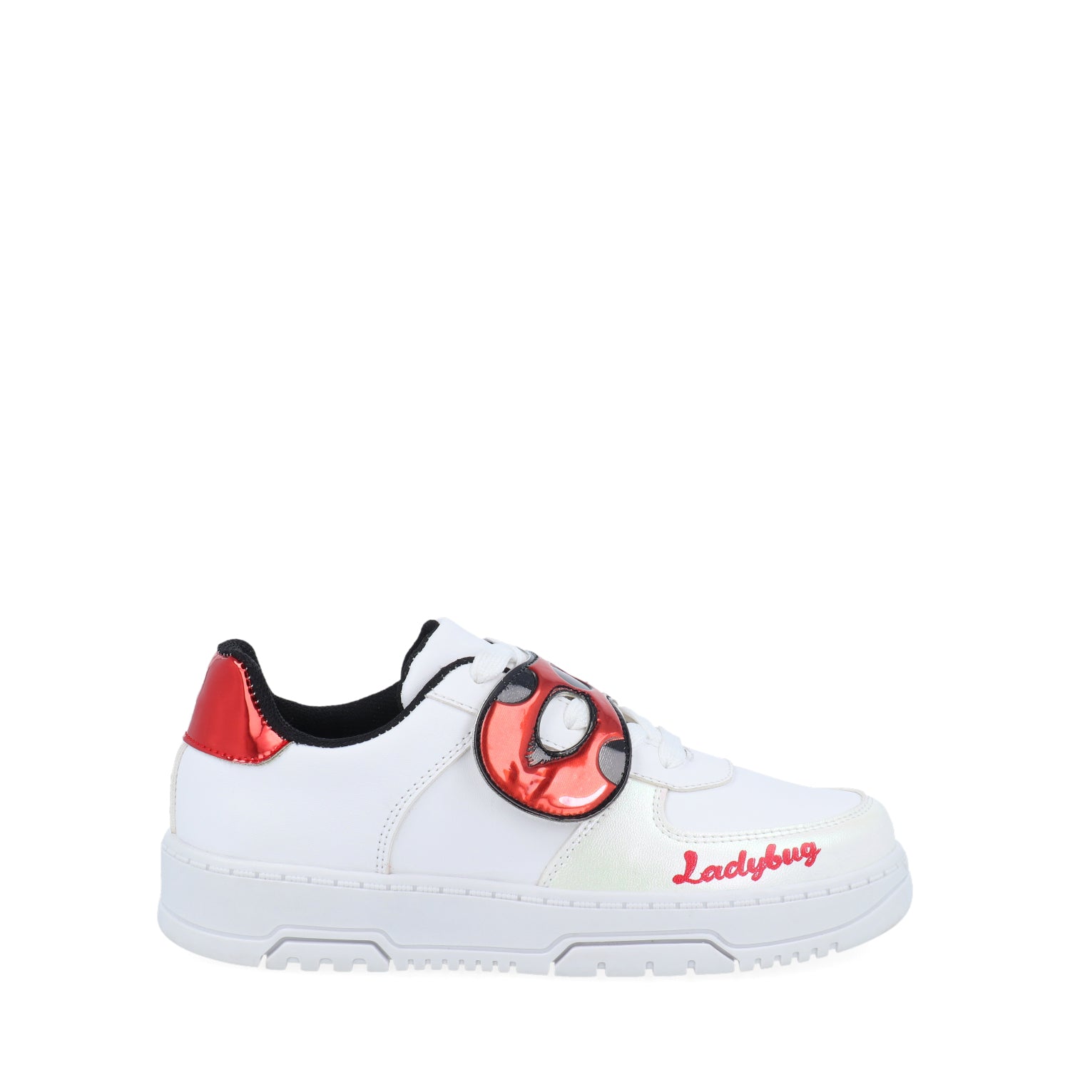 Tenis Urbano Yuyin color Blanco Ladybug para Junior Niña