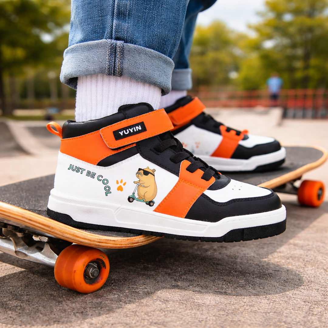 Tenis Urbano Yuyin con estampado de Capibara para Niño