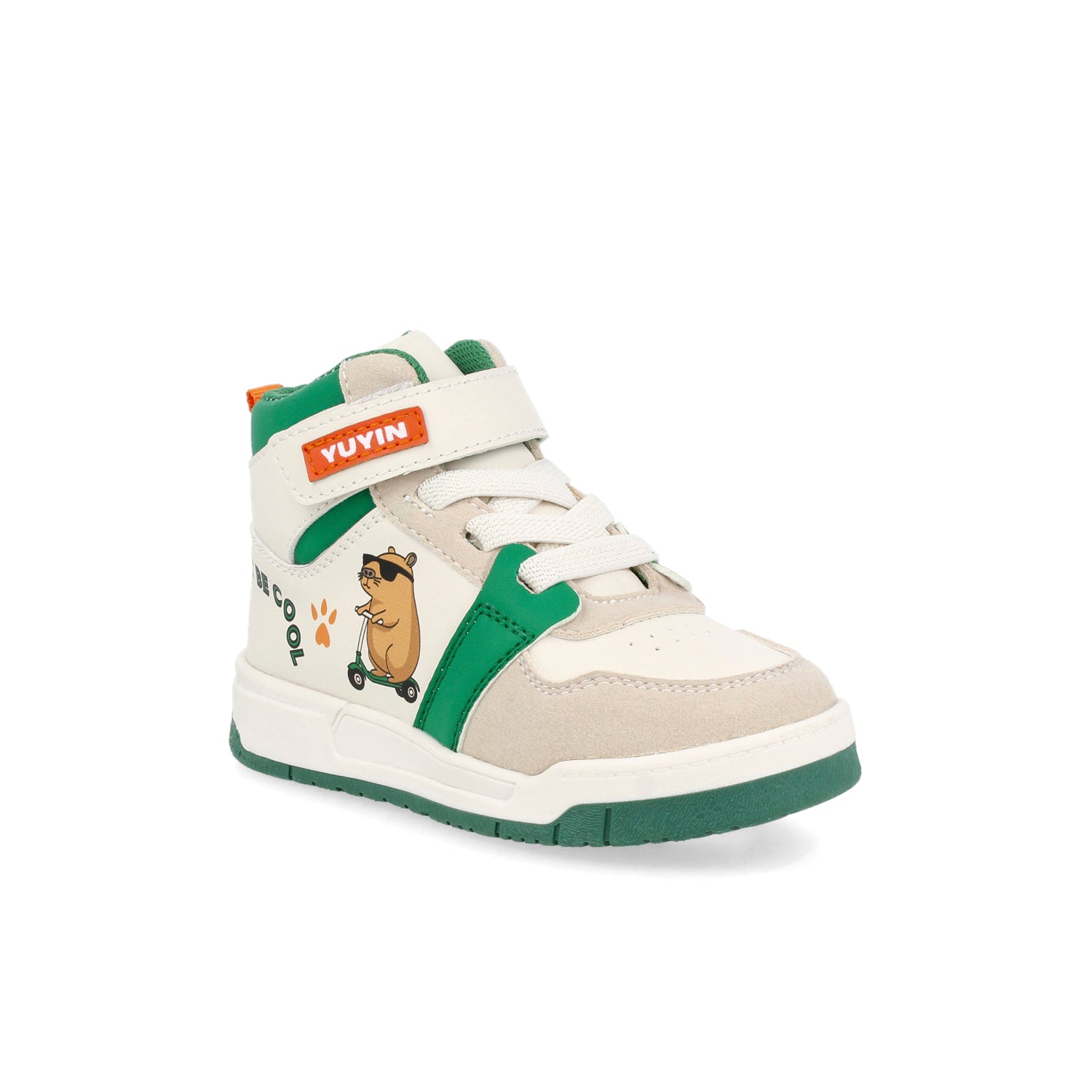 Tenis Urbano Yuyin color Latte para Niño de Capibara