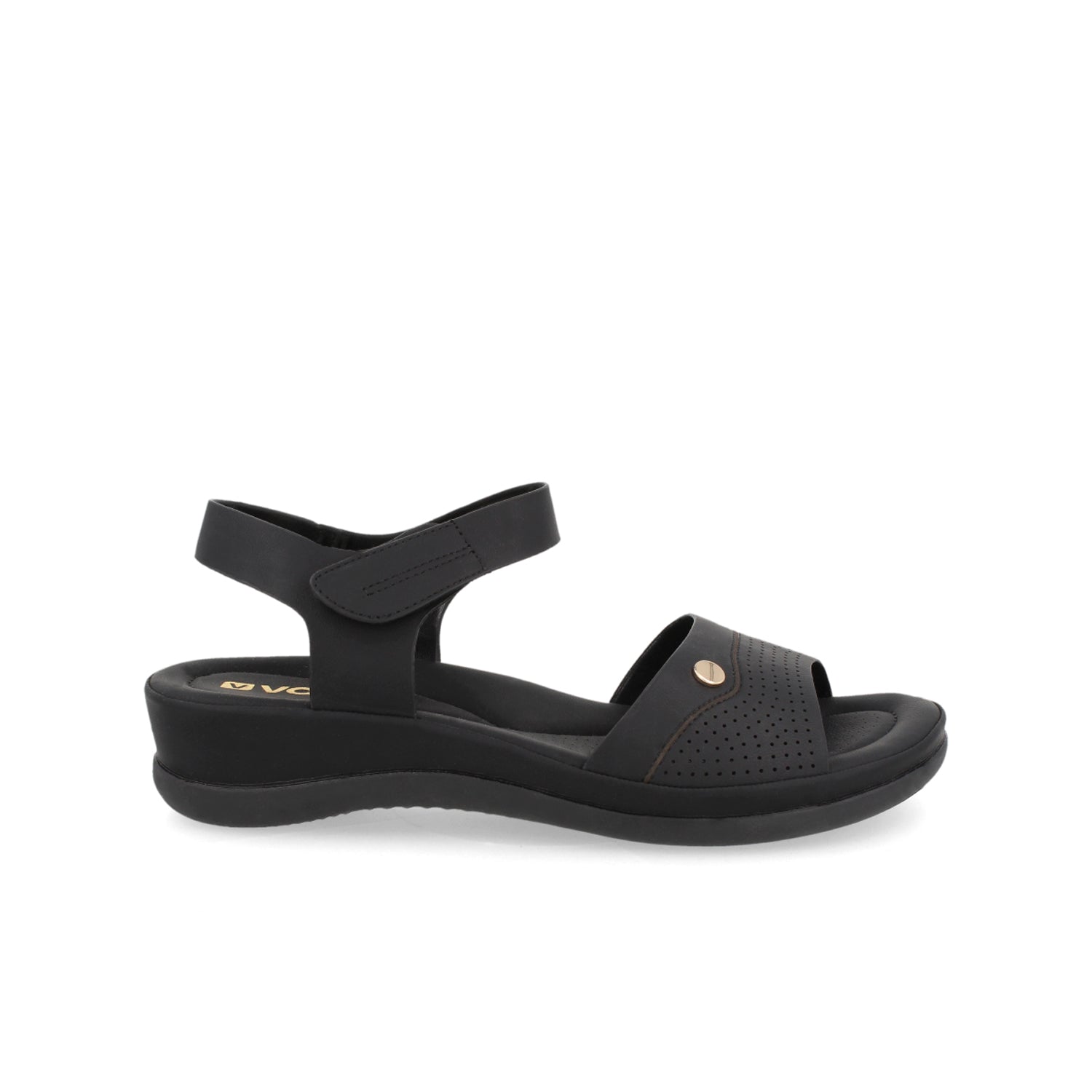 Sandalia Casual Vazza color Negro para Mujer