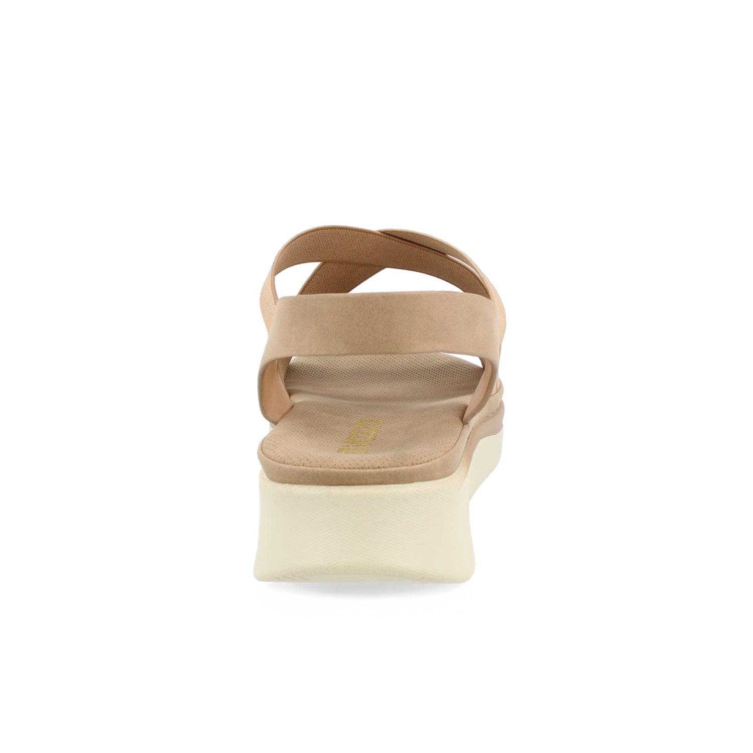 Sandalia Casual Vazza color Beige para Mujer