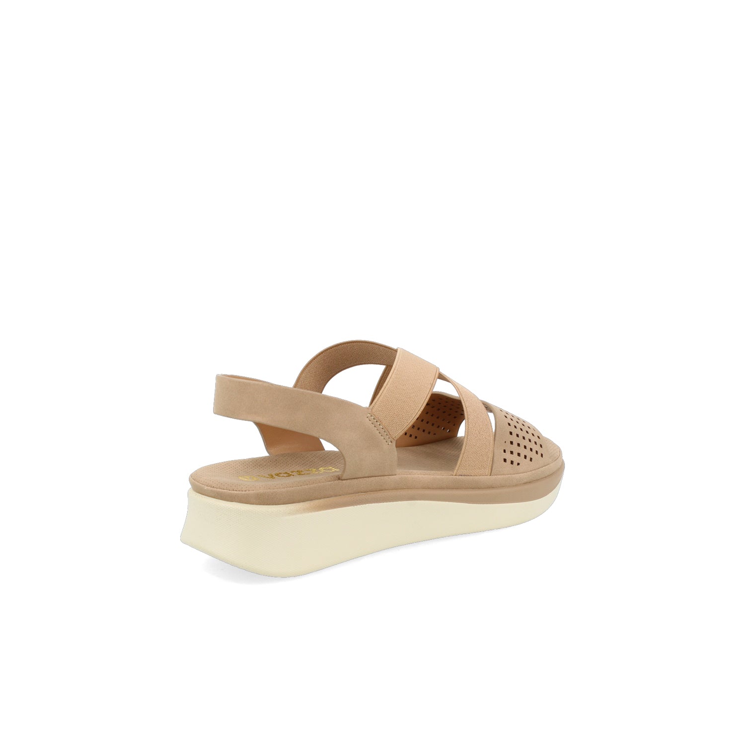 Sandalia Casual Vazza color Beige para Mujer