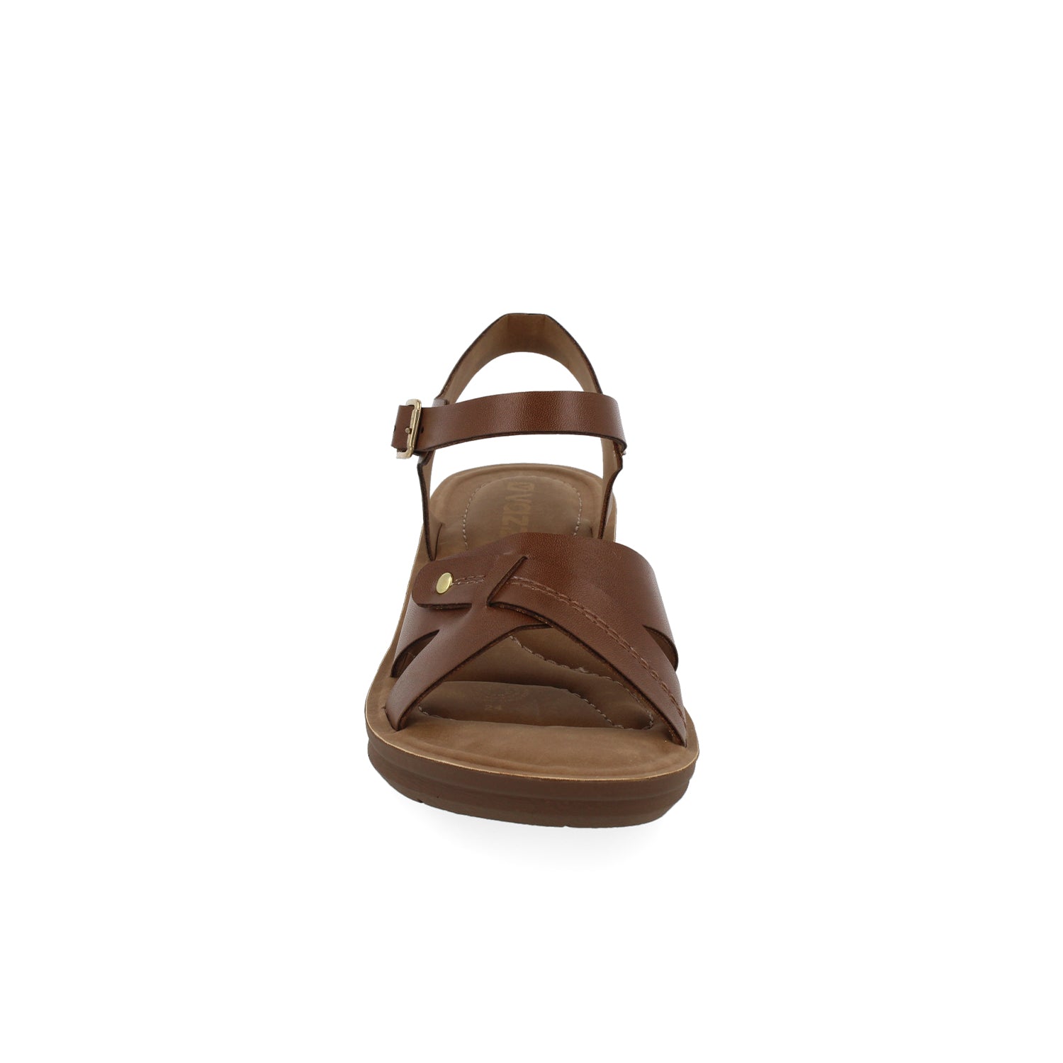 Sandalia Casual Vazza color Cafe para Mujer