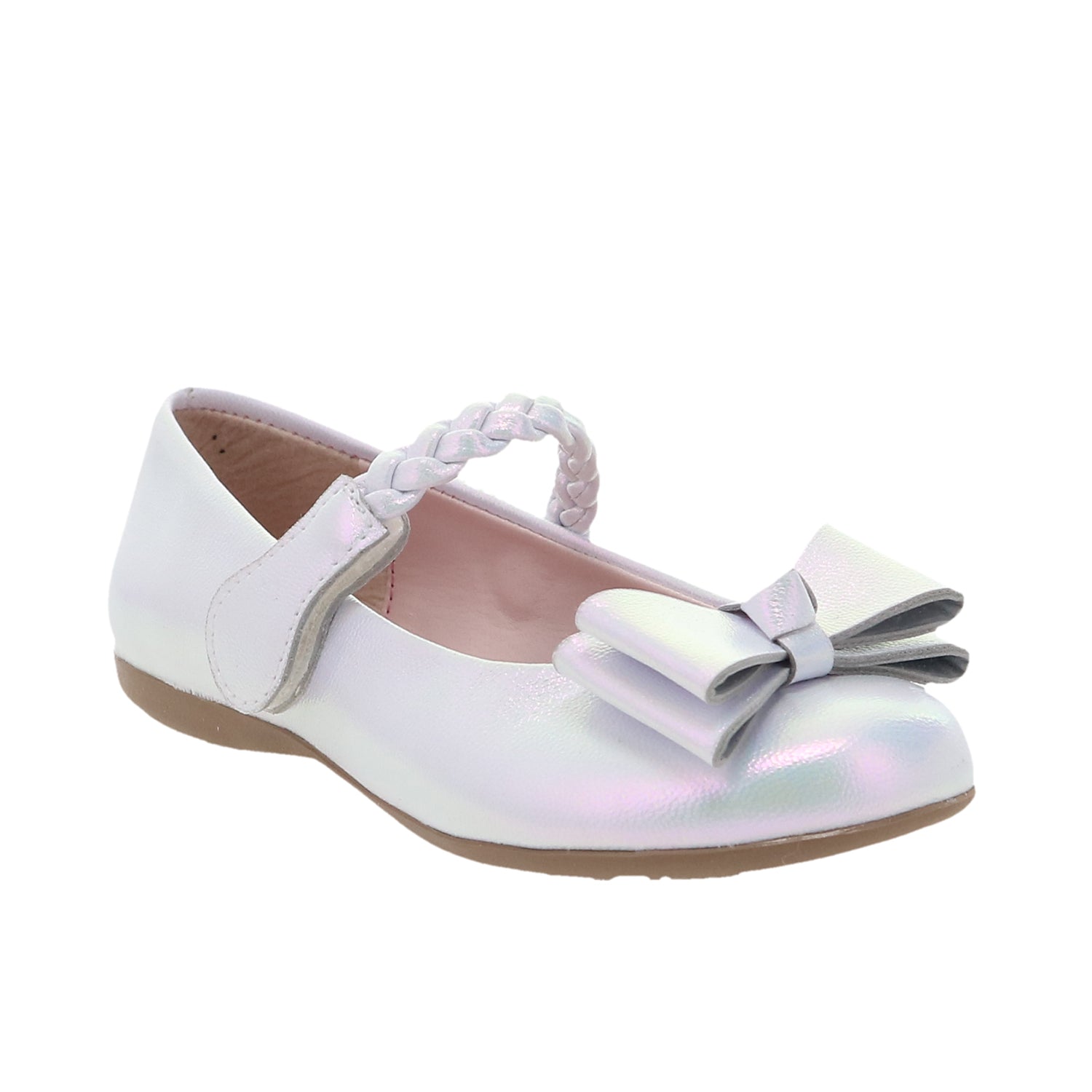 Ballerina Casual Tropicana color Blanco tornasol para Niña