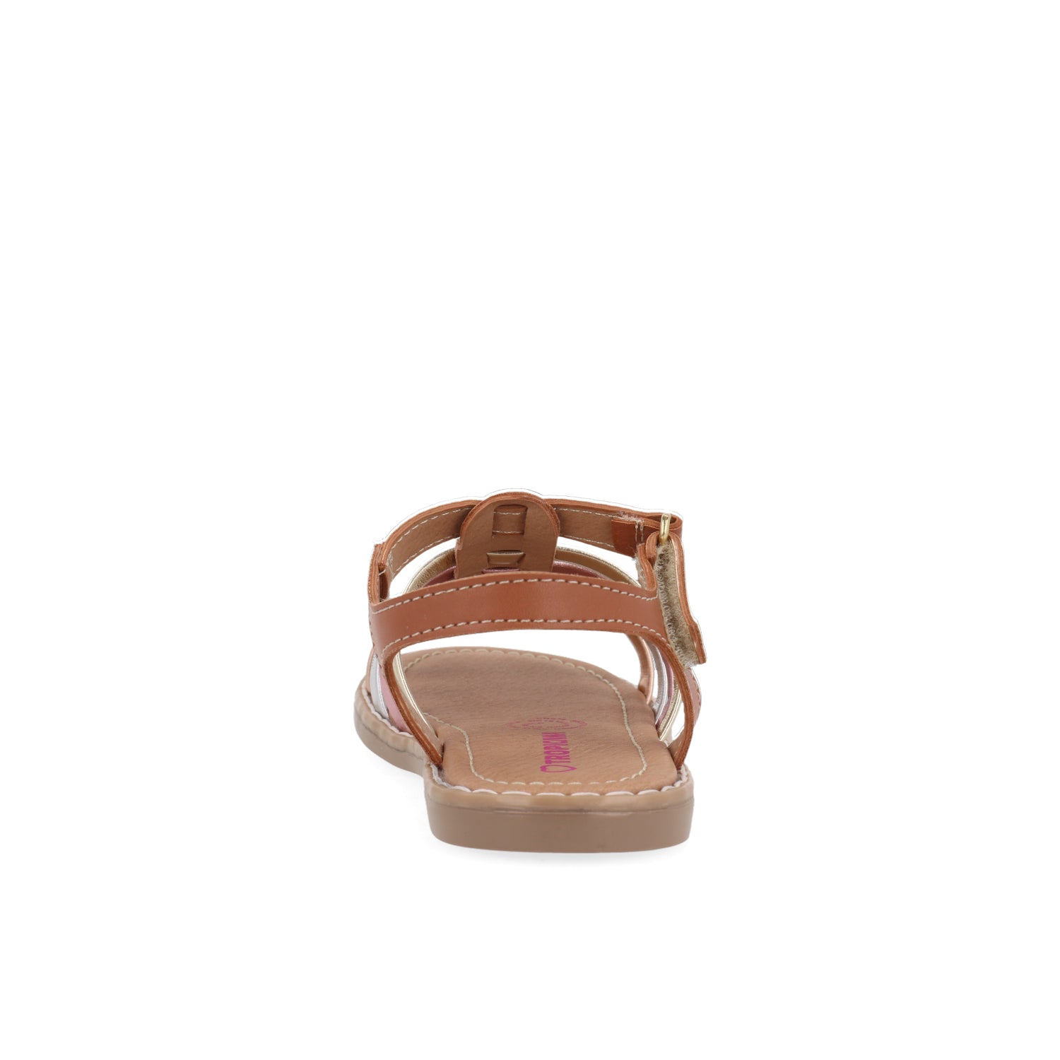 Sandalia Casual Vazza color Camel para nina