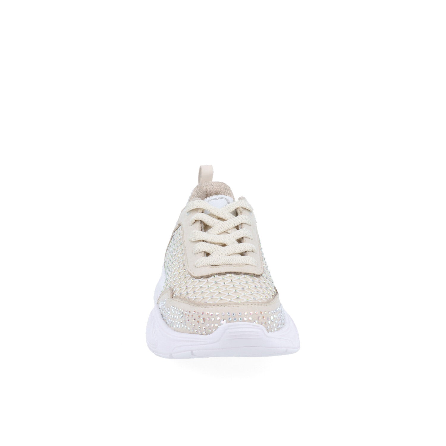 Tenis Casual Tropicana color Beige para Niña con Brillos