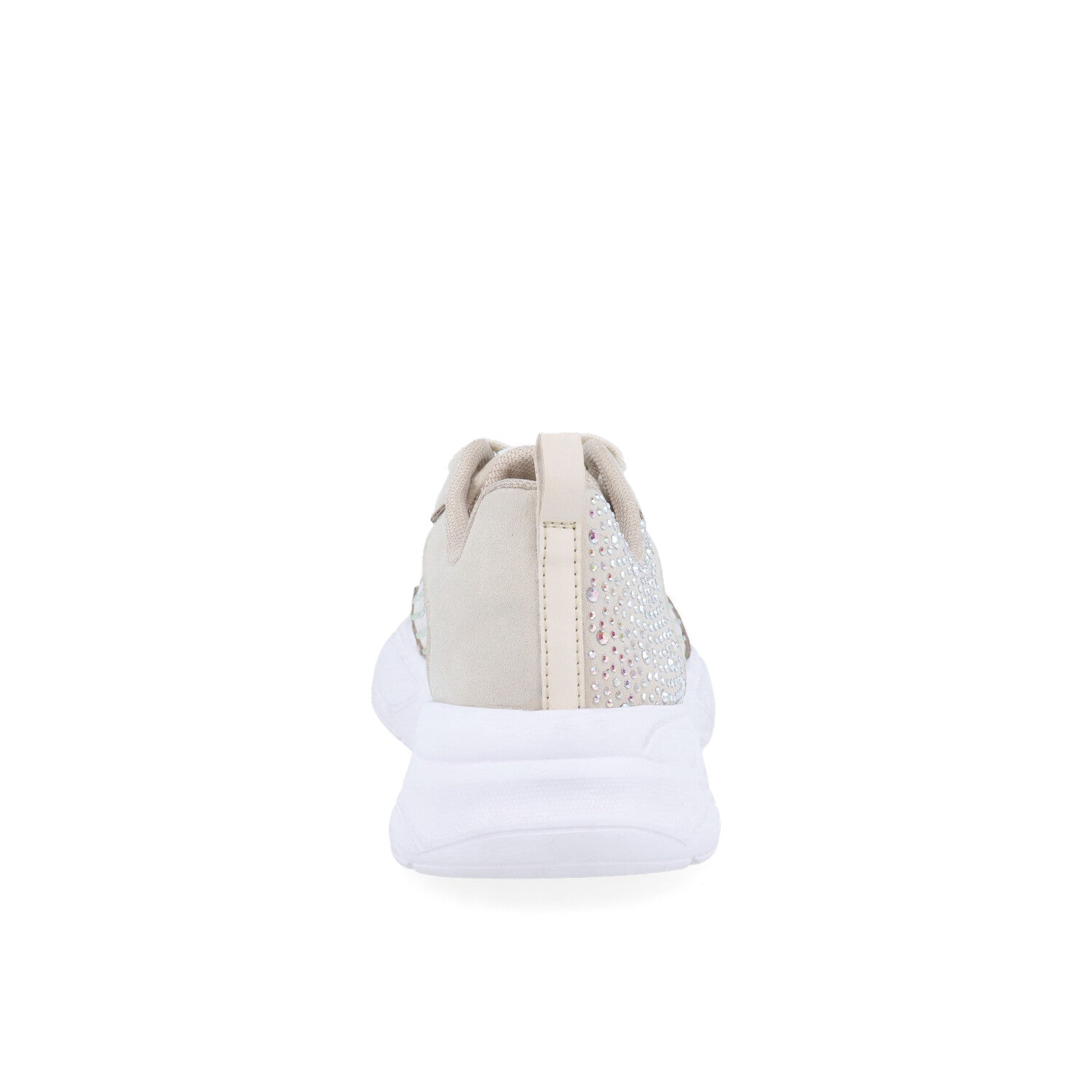 Tenis Casual Tropicana color Beige para Niña con Brillos