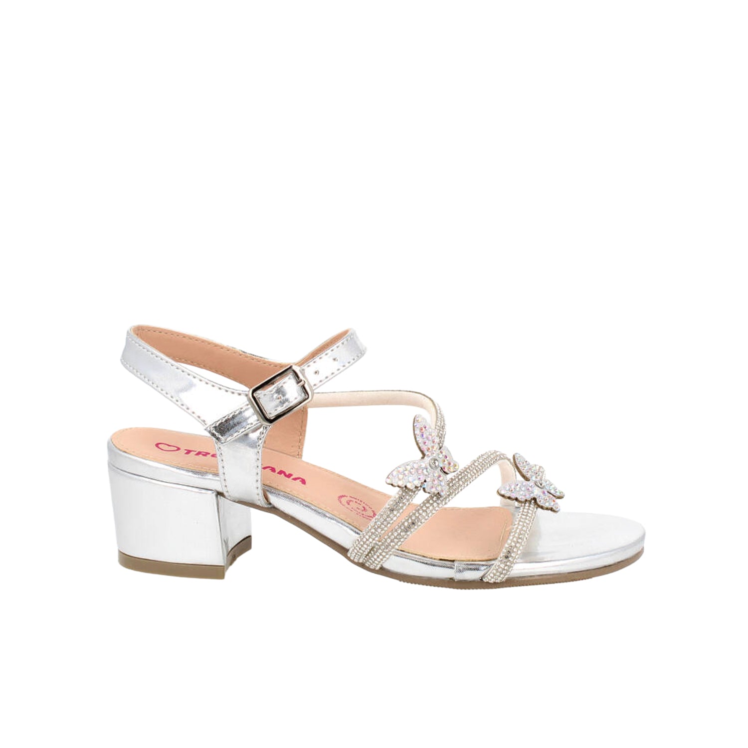 Zapatilla de Fiesta Tropicana color Gris para Niña