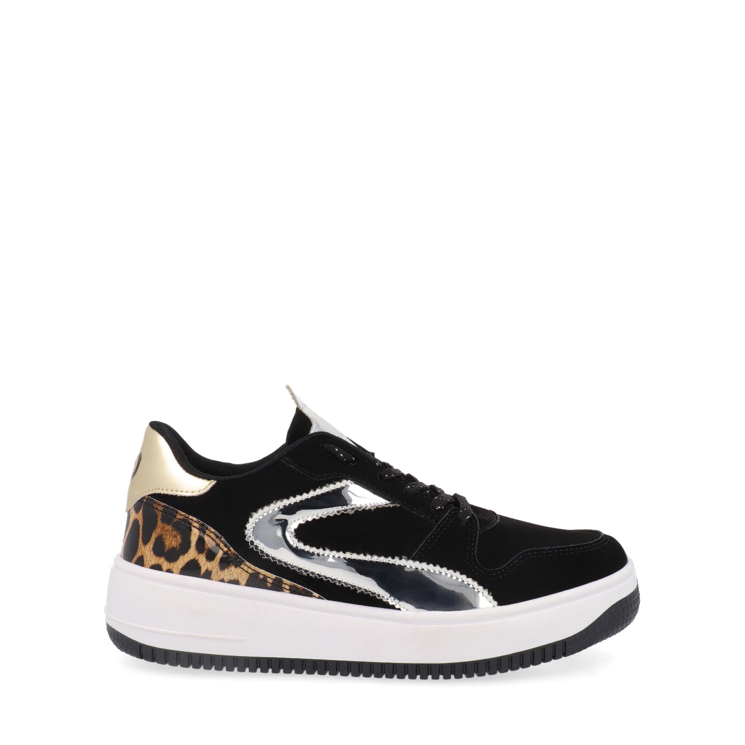 Tenis Estilo Urbano Vazza color Negro para Mujer