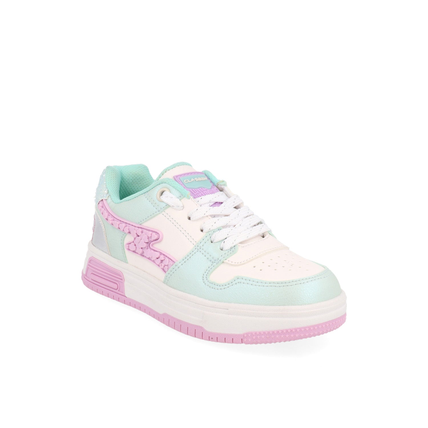 Tenis Urbano Vazza color Blanco/Menta para Junior Niña