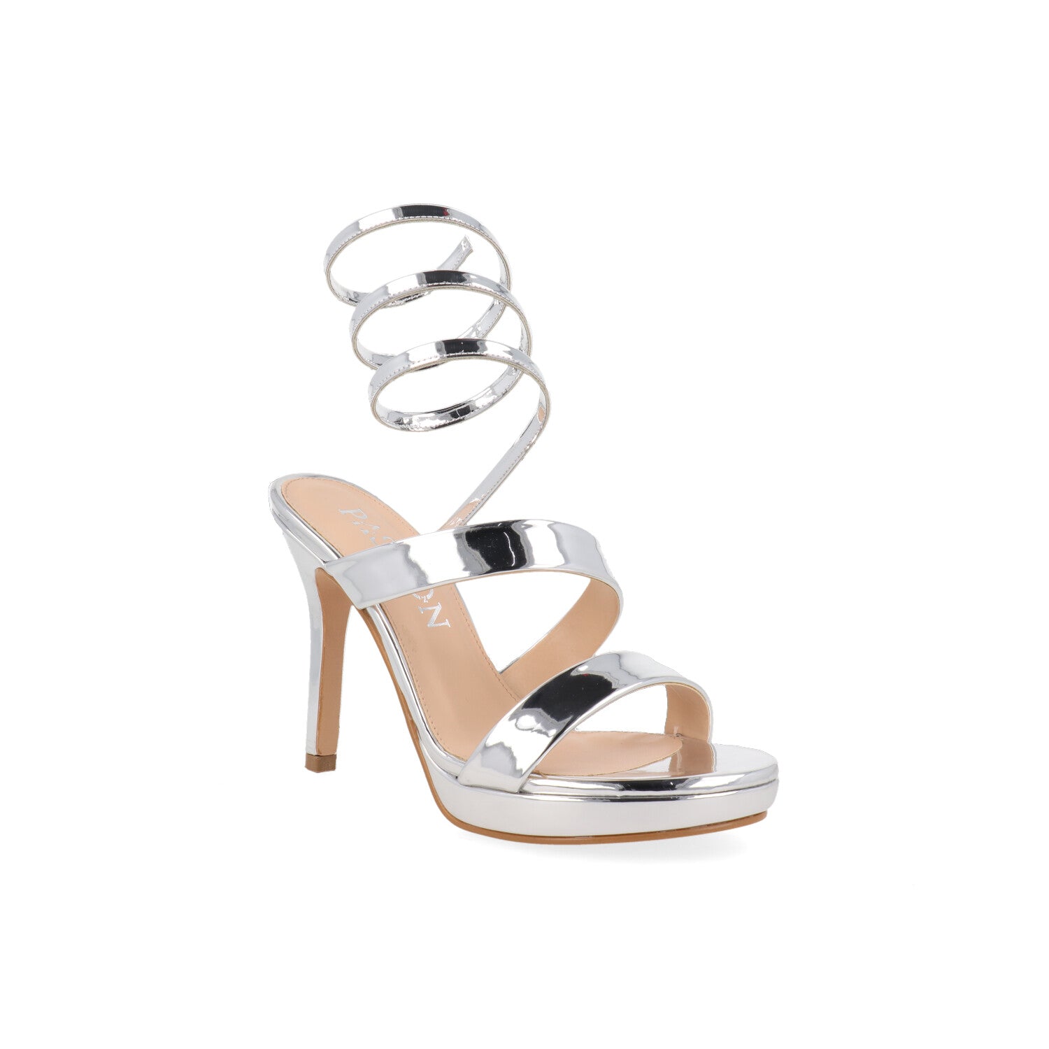 Zapatilla de Fiesta Vazza color Plata para Mujer