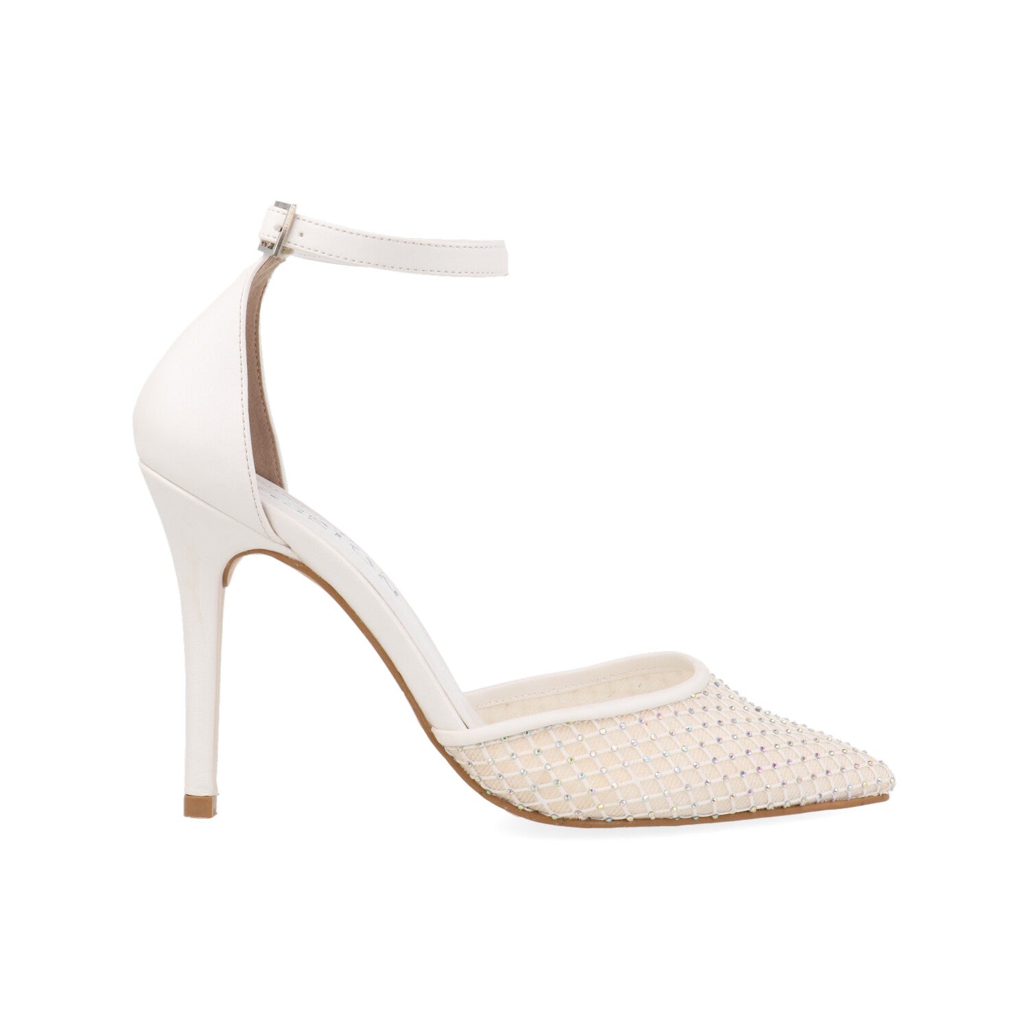 Zapatilla de Fiesta Vazza color Blanco para Mujer con Brillos