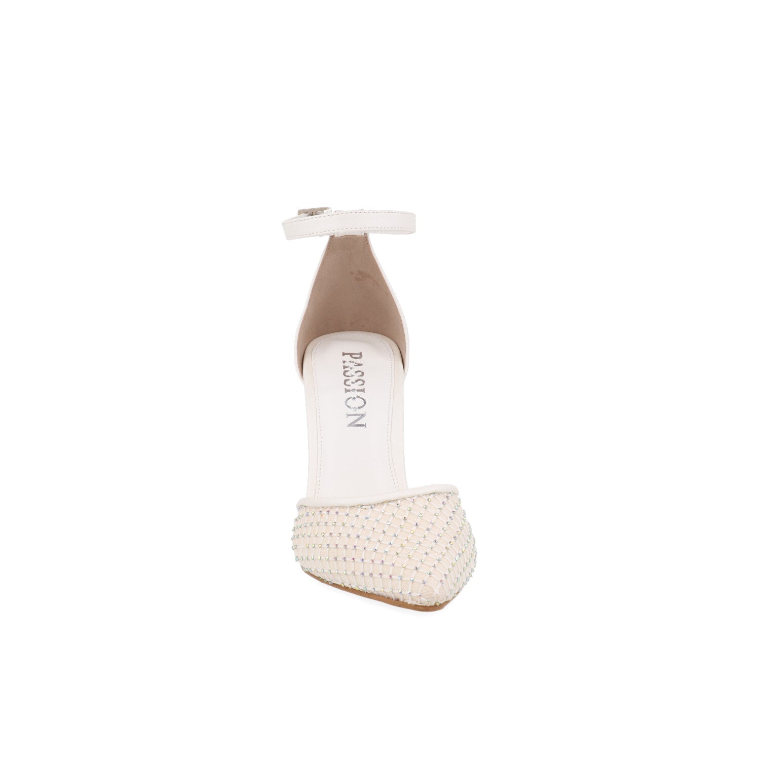 Zapatilla de Fiesta Vazza color Blanco para Mujer con Brillos
