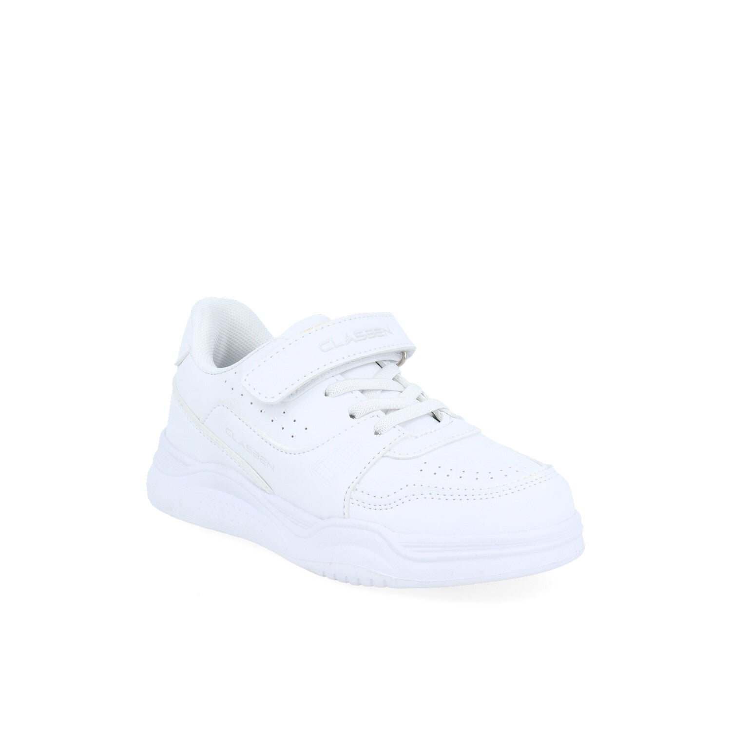Tenis Escolar Clasben color Blanco para Junior Niña