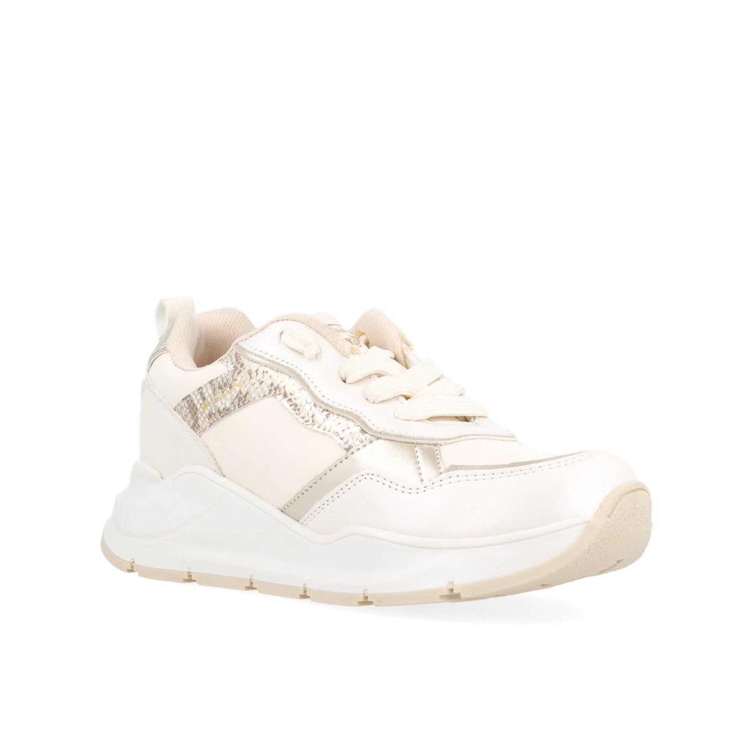 Tenis Urbano Tropicana color Latte para Mujer