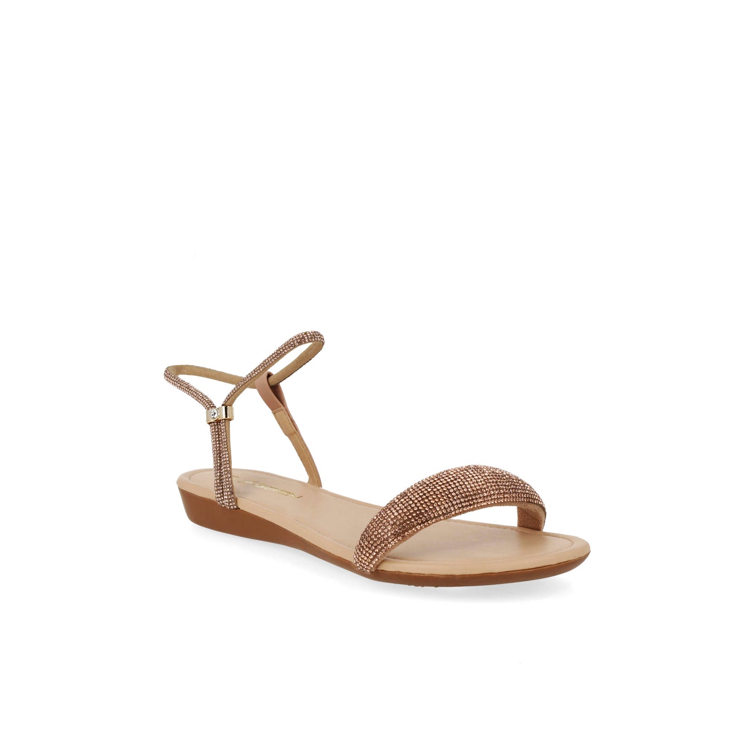 Sandalia Casual Vazza color Oro para Mujer