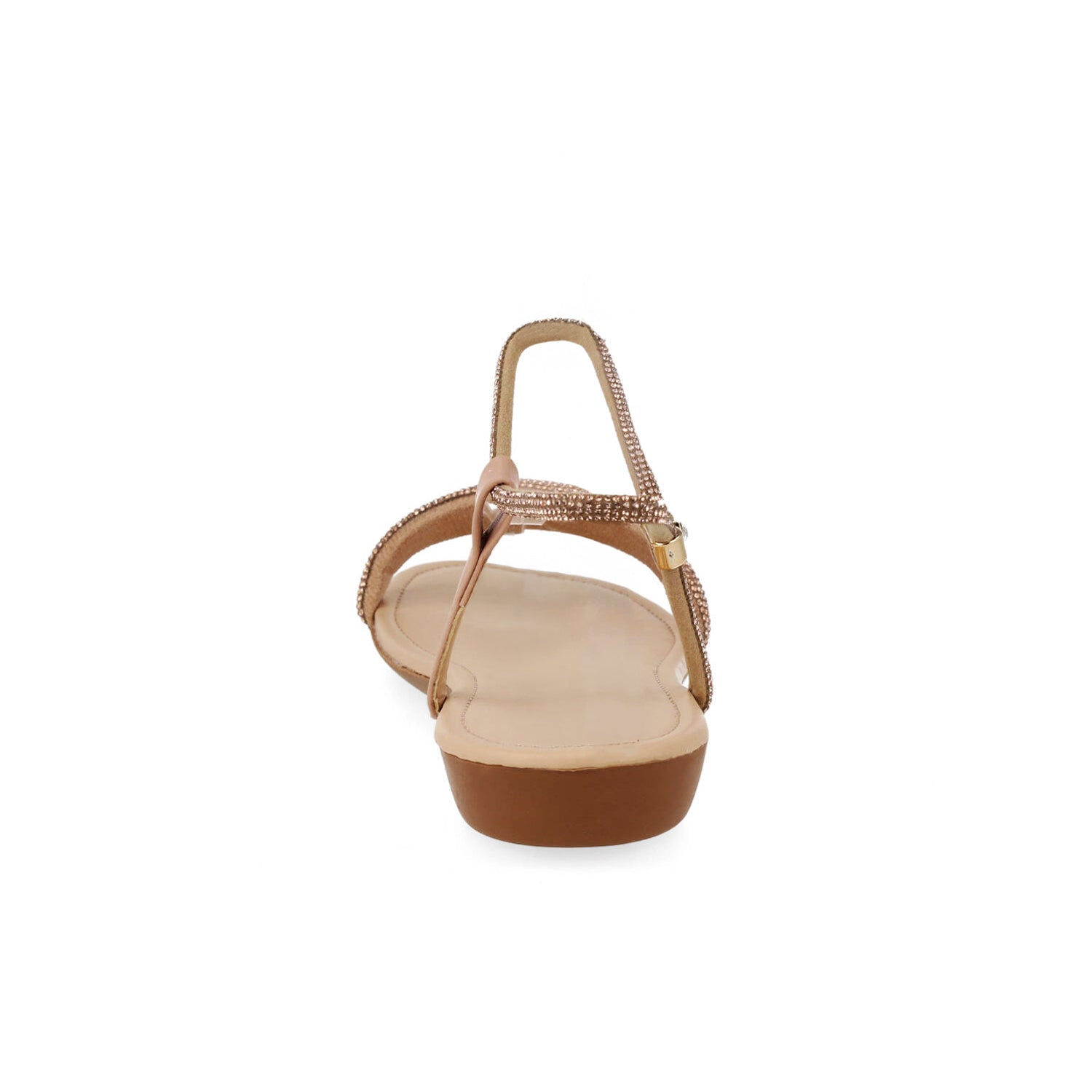 Sandalia Casual Vazza color Oro para Mujer