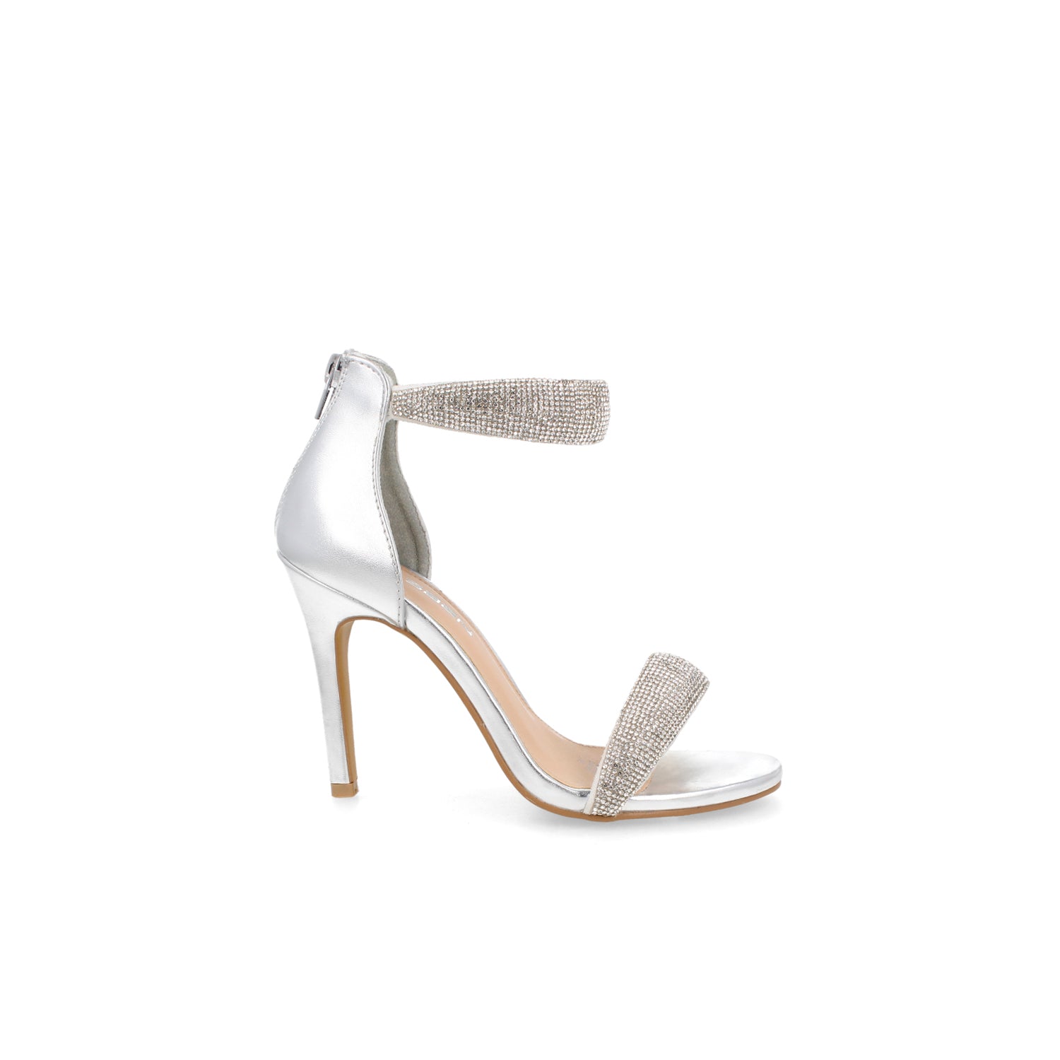 Zapatilla de Fiesta Vazza color Plata para Mujer