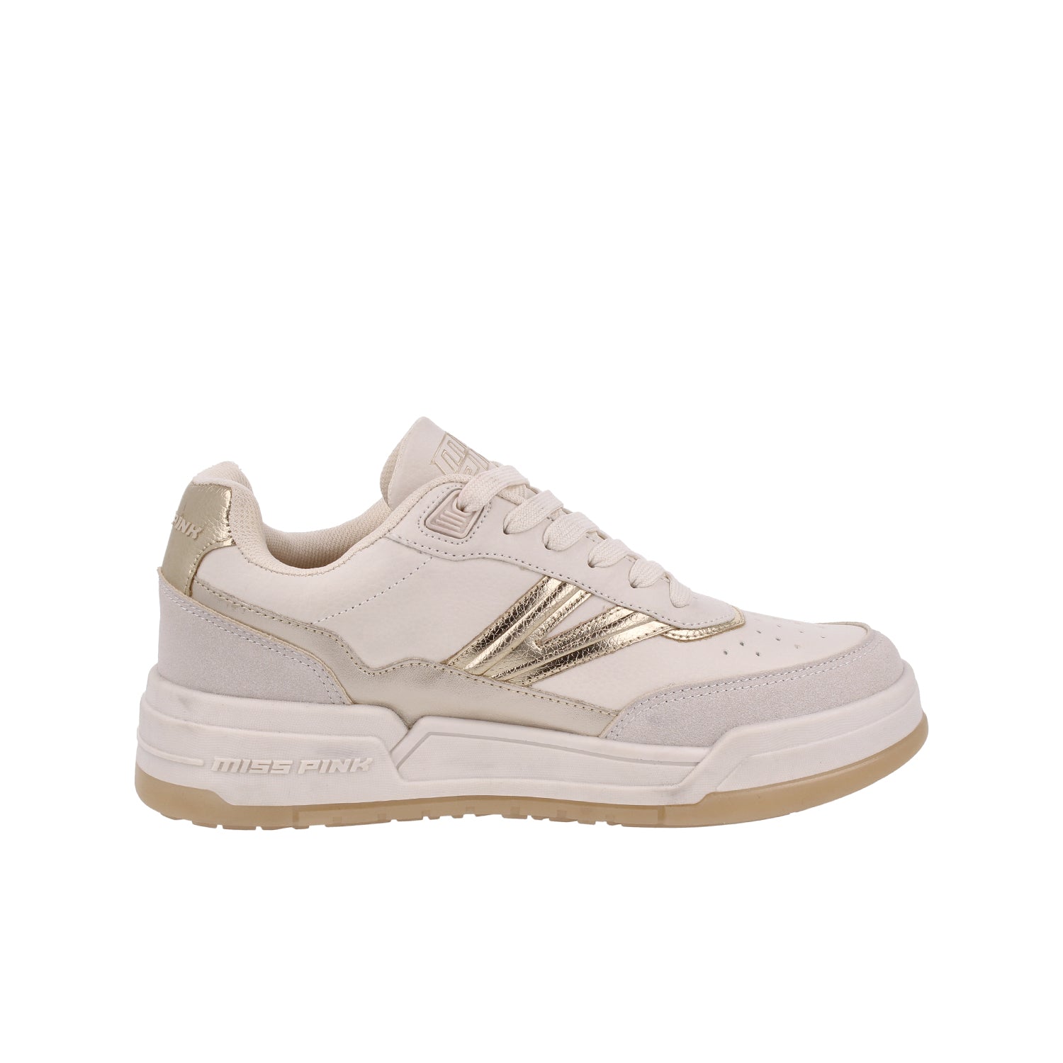 Tenis Urbano Clasben color Latte para Mujer