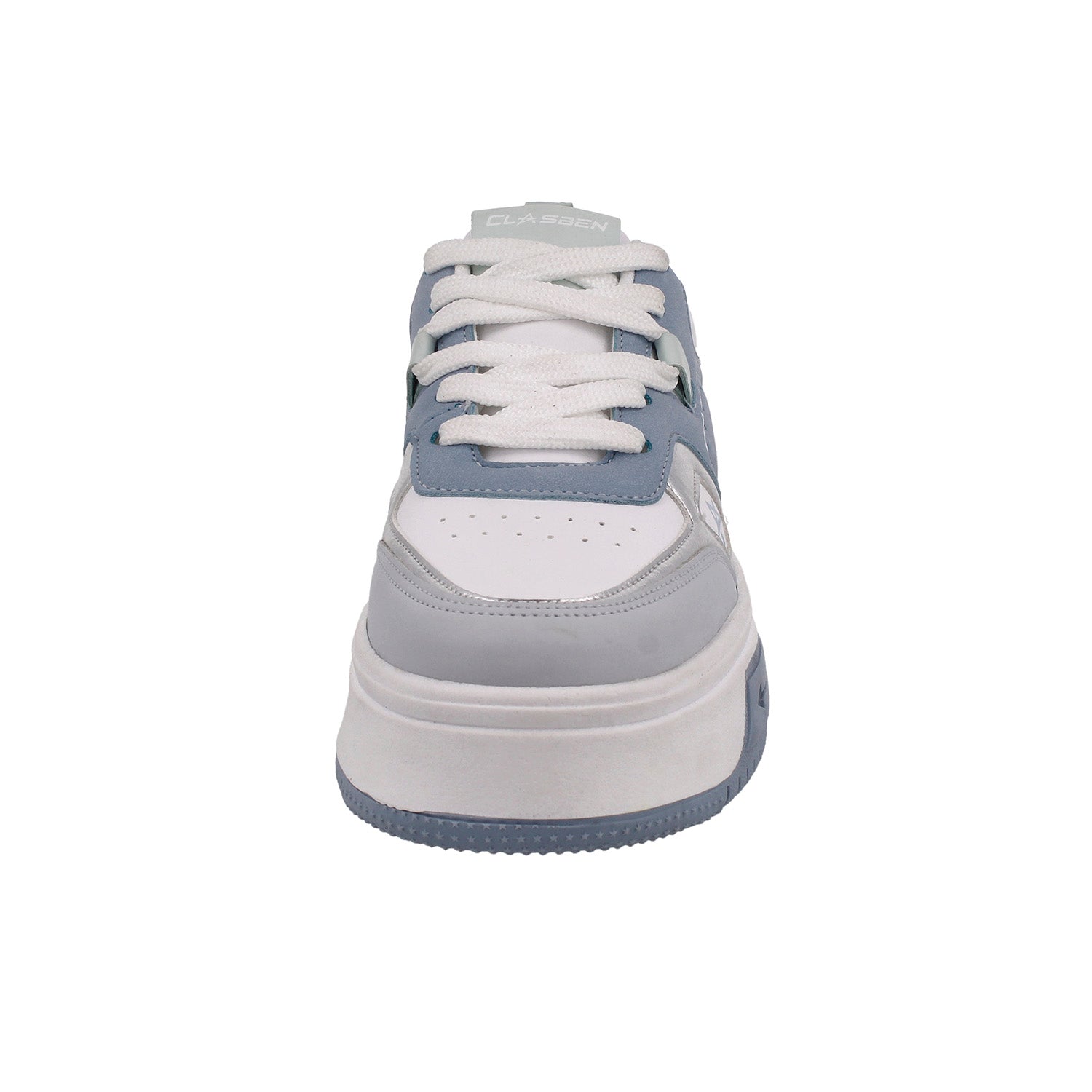 Tenis Urbano Vazza color Blanco con Azul cielo para Mujer