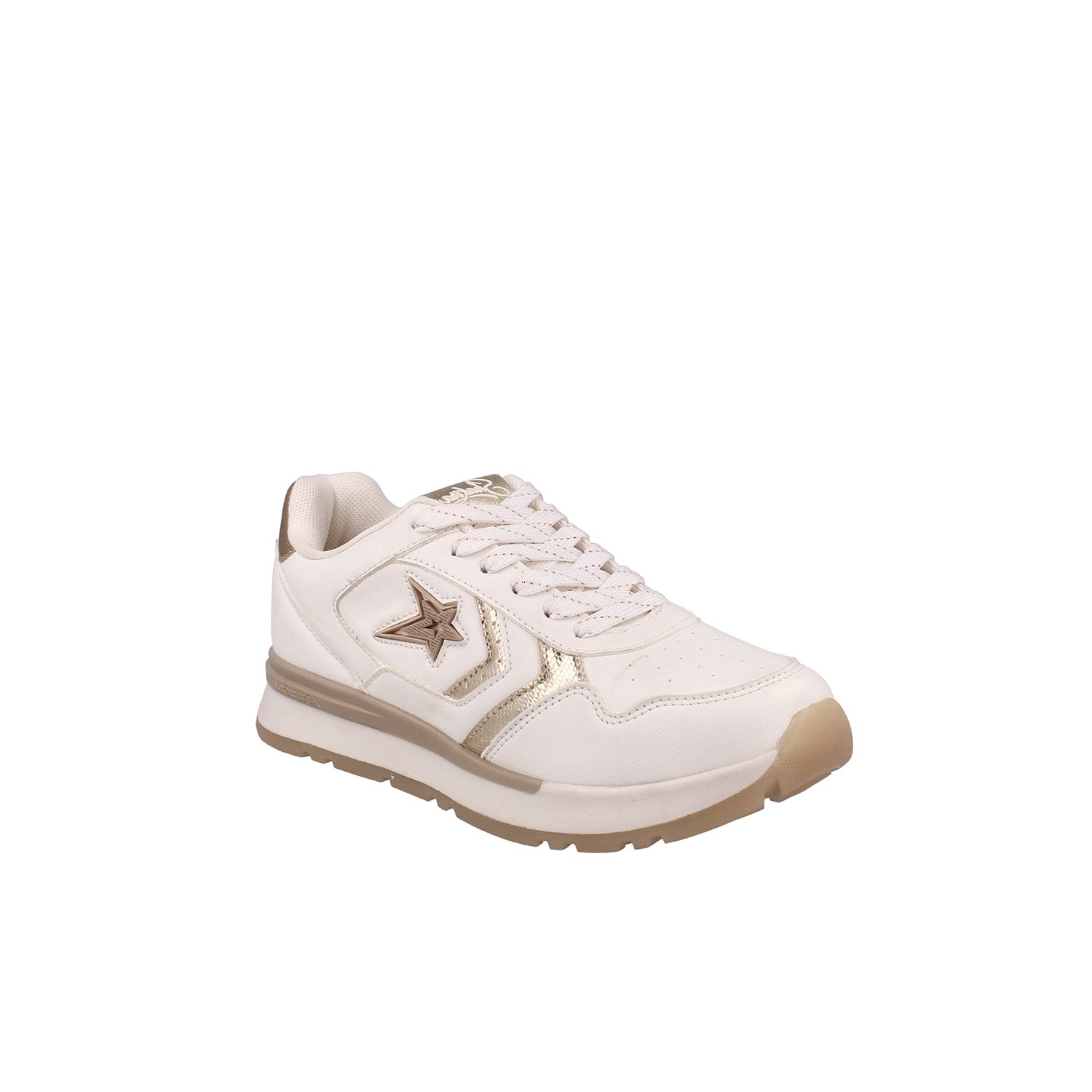 Tenis Urbano Clasben color Latte para Mujer