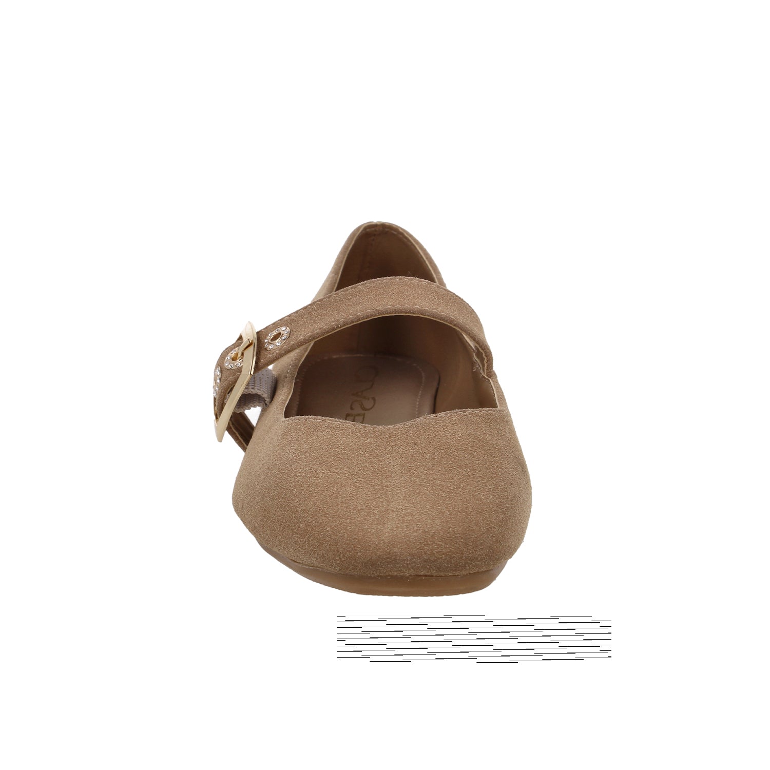 Ballerina Casual Clasben color Beige para Mujer