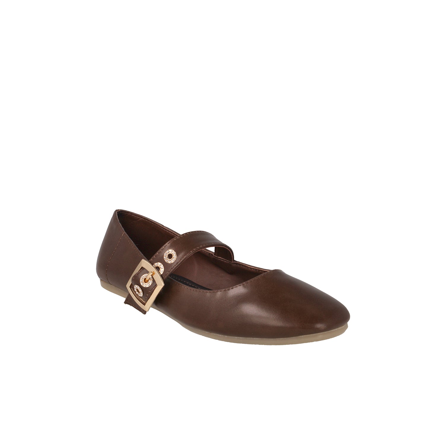 Ballerina Casual Clasben color Cafe para Mujer