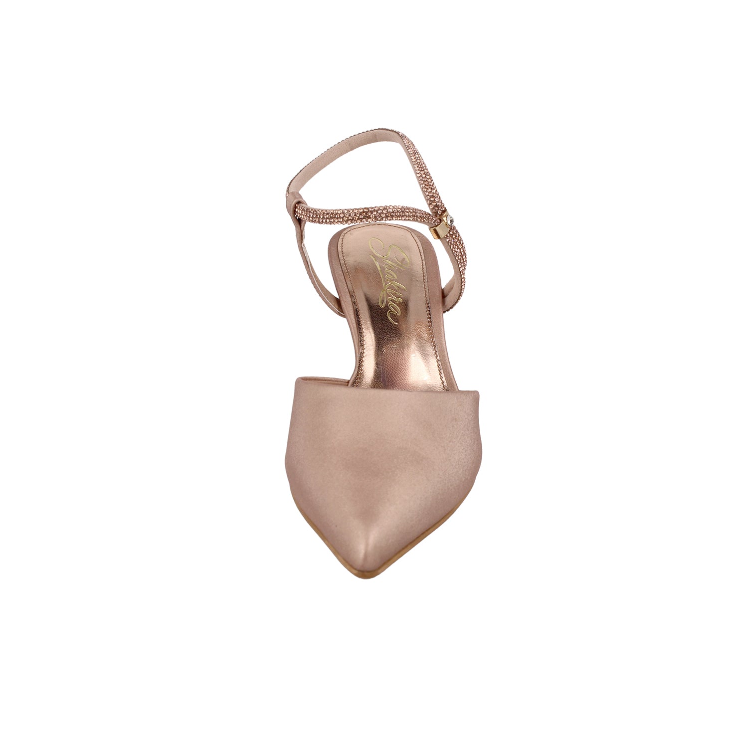 Zapatilla de Vestir Clasben color Oro para Mujer
