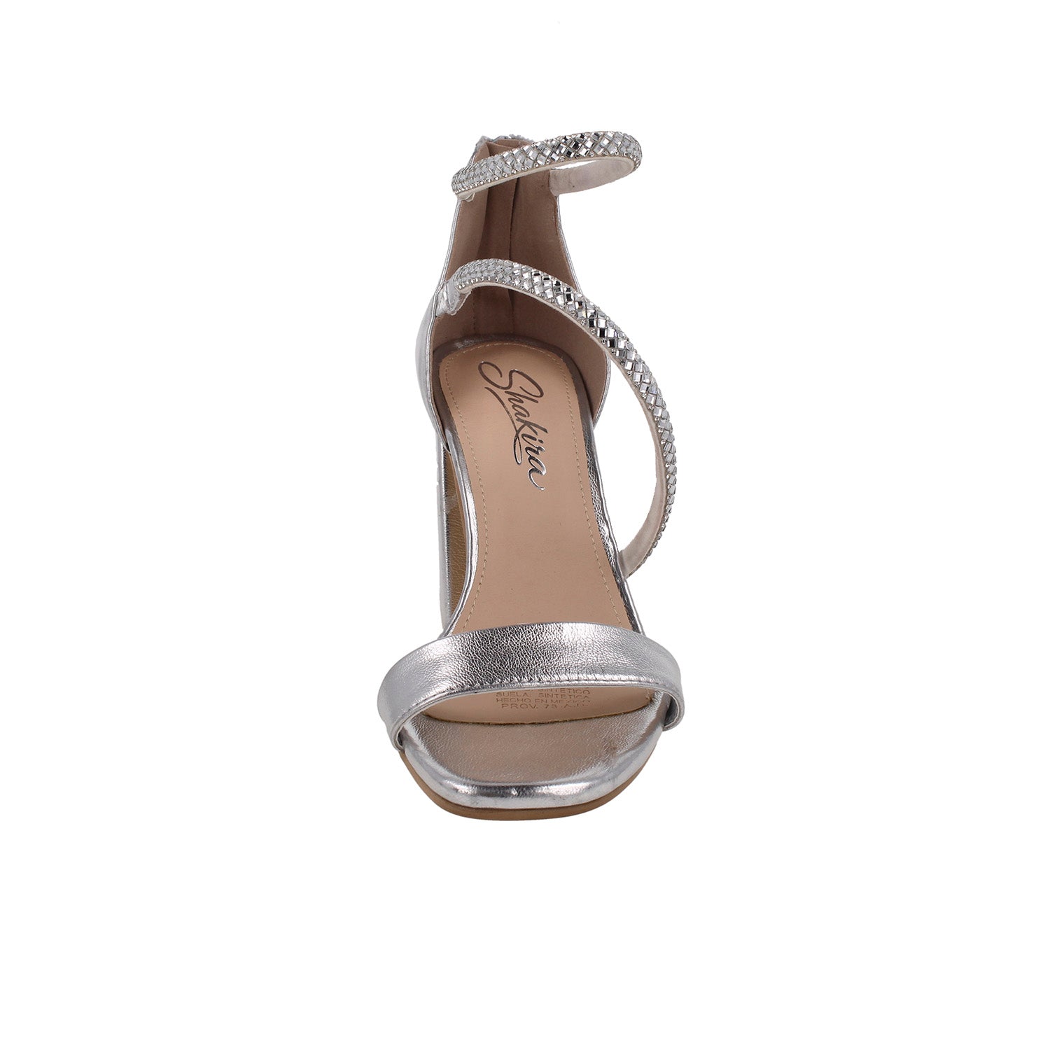 Zapatilla de Fiesta Vazza color Plata para Mujer