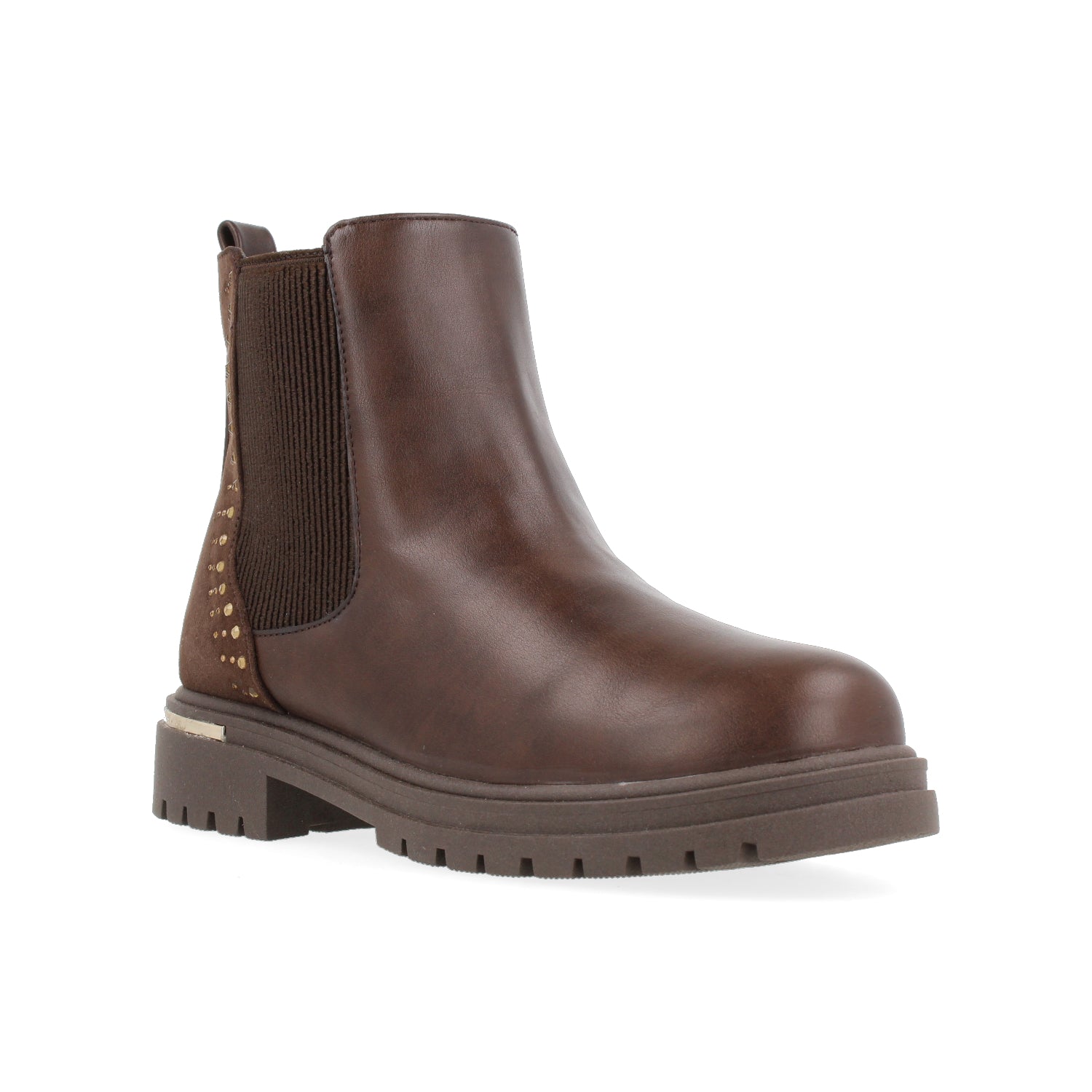 Botin Casual Tropicana color Moka para Junior Niña