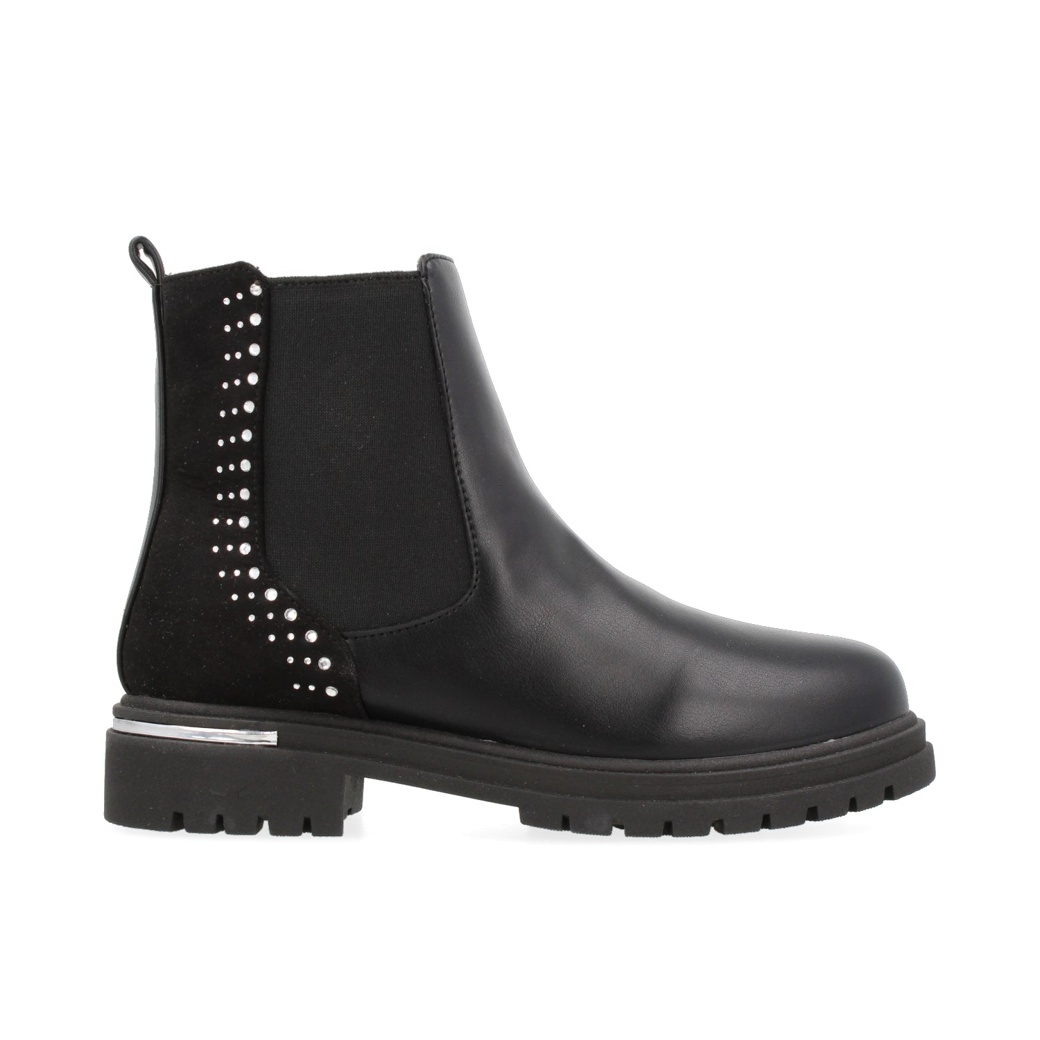 Botin Casual Tropicana color Negro para Junior Niña