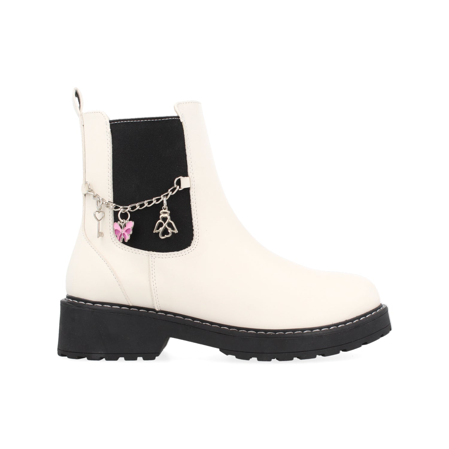 Botin Casual Tropicana color Latte para Junior Niña