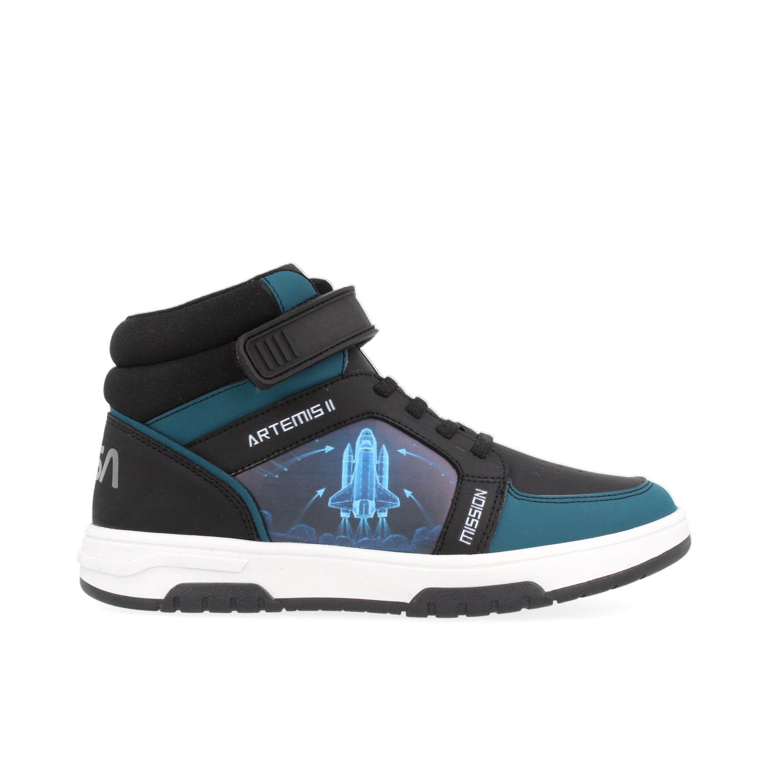 Tenis Urbano Tropicana color Negro/ Azul para Junior Niño