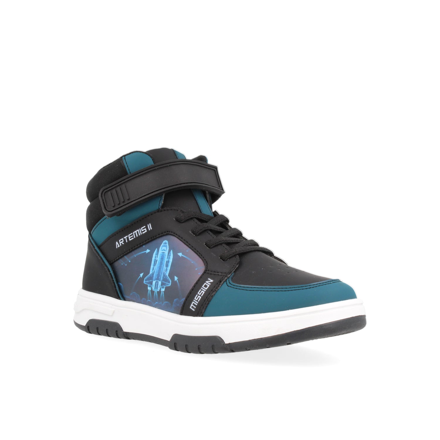 Tenis Urbano Tropicana color Negro/ Azul para Junior Niño
