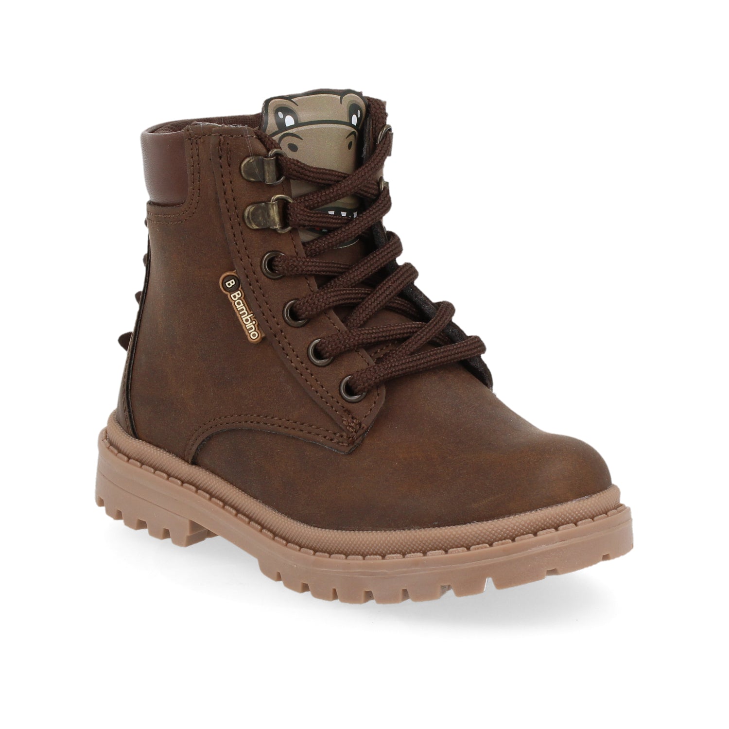 Botin Casual Tropicana color Moka para Niño