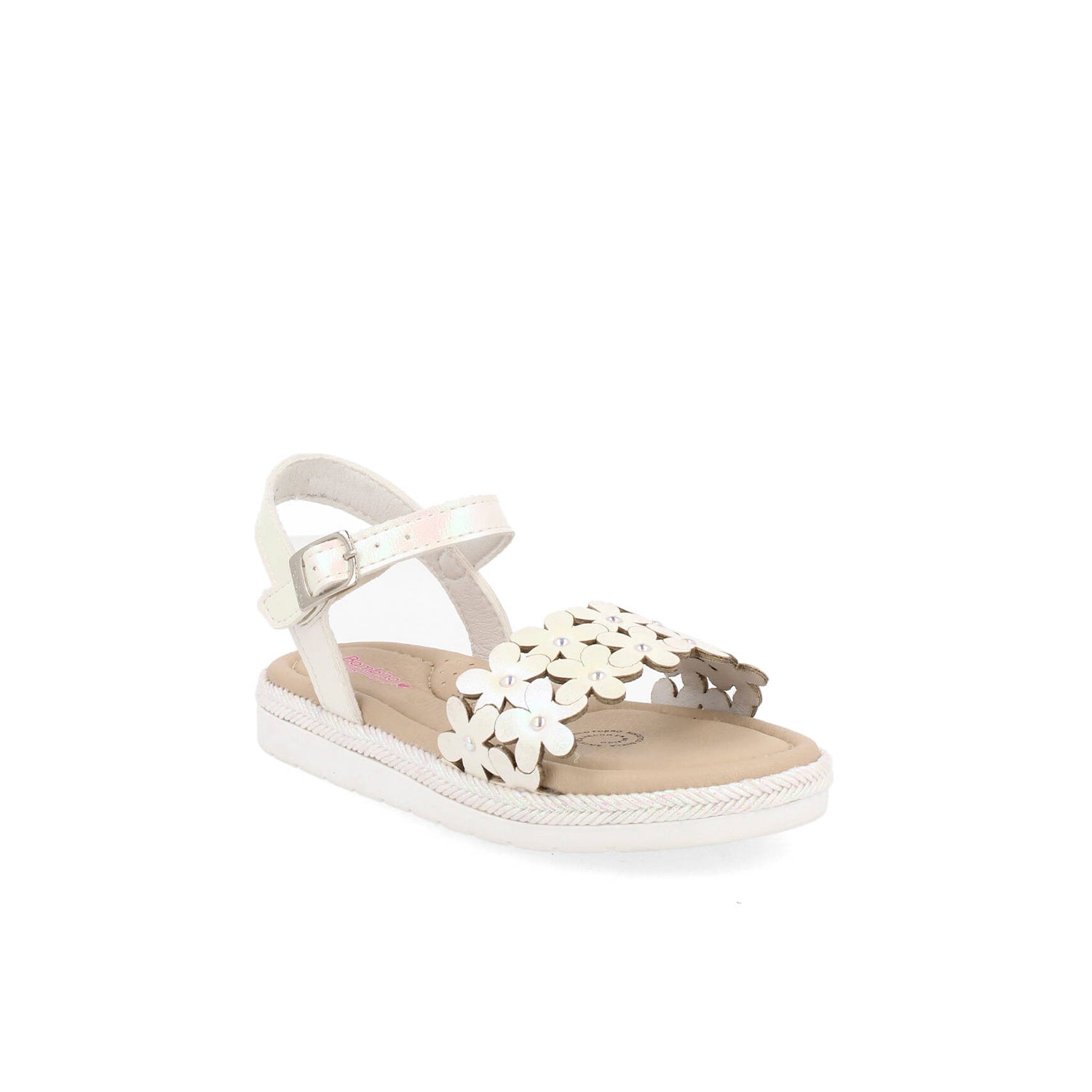 Sandalia Casual Bambino color Blanco para Niña