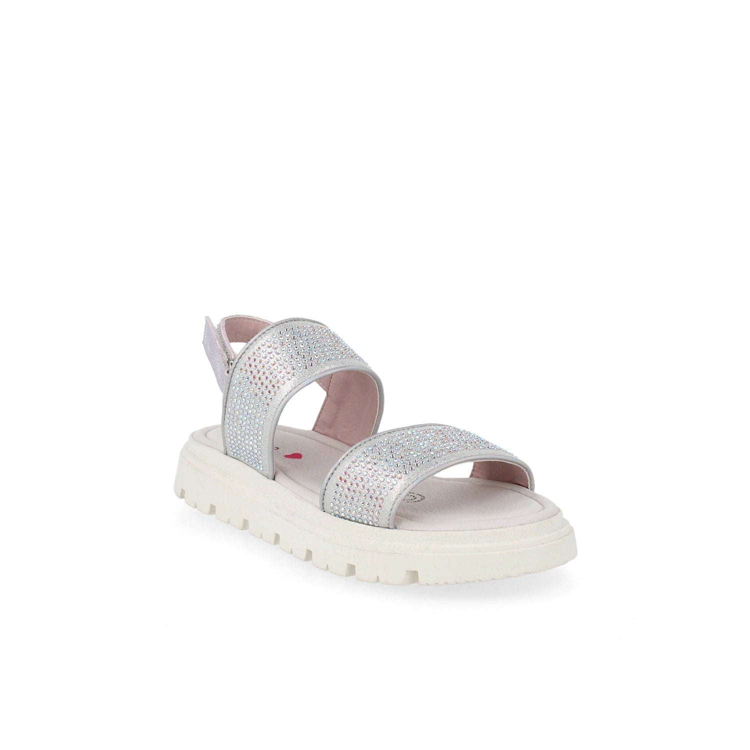 Sandalia Casual Bambino color Plata para Niña