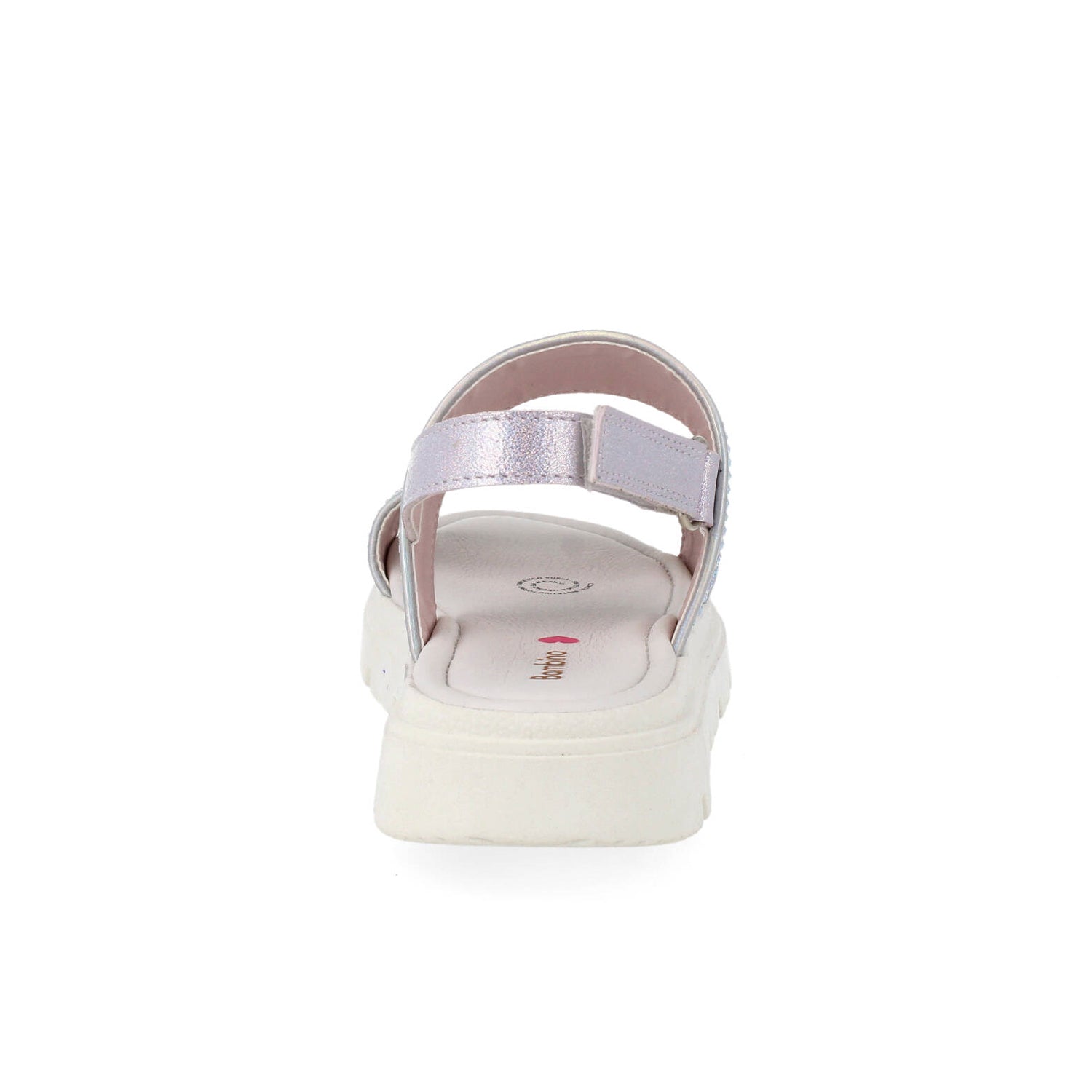 Sandalia Casual Bambino color Plata para Niña