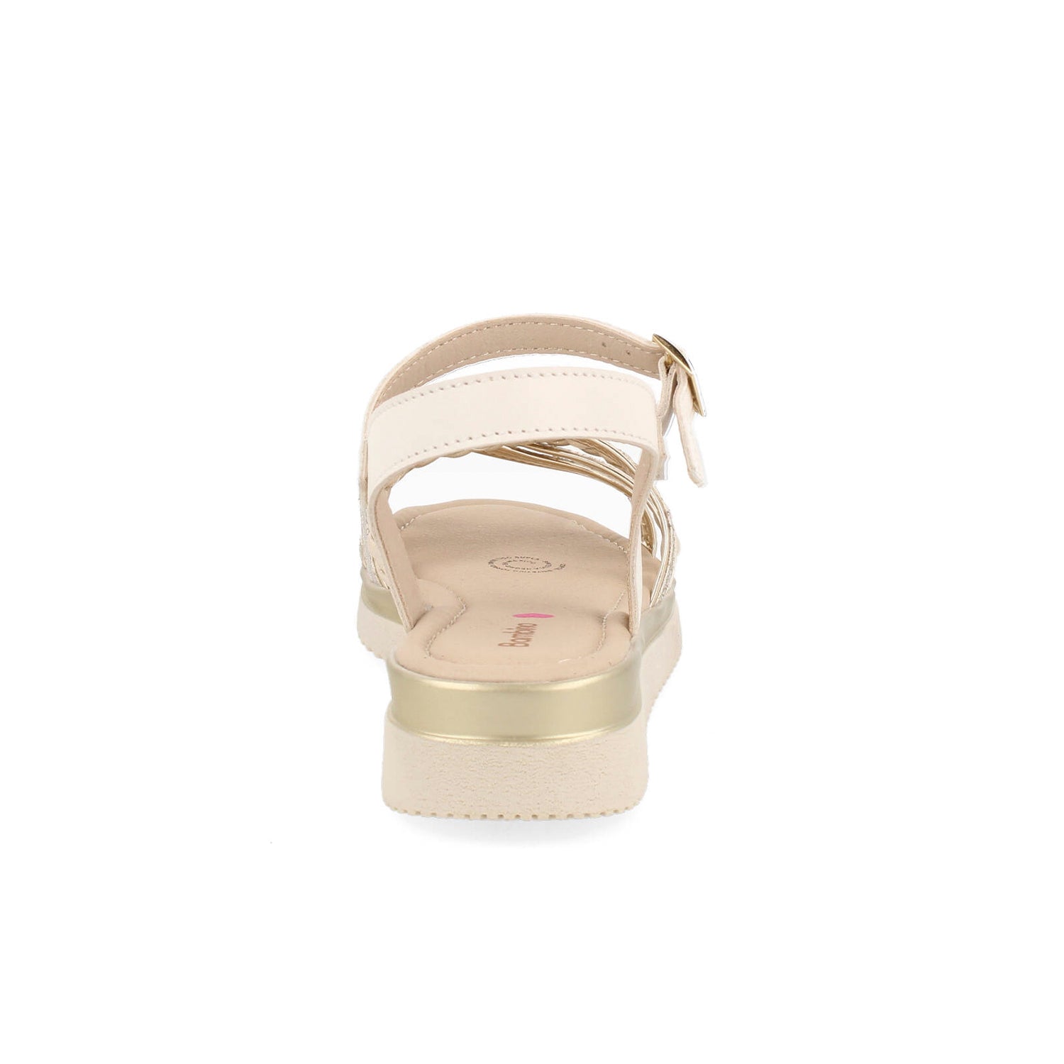 Sandalia Casual Bambino color Oro para Niña