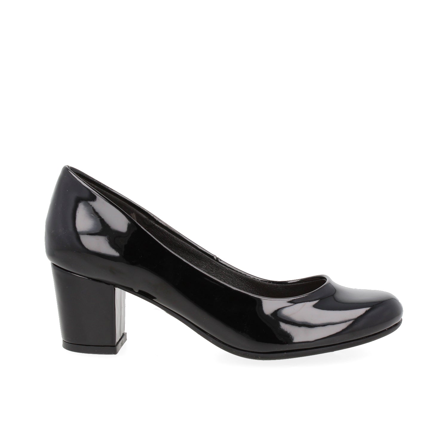 Zapatilla De Vestir de charol Vazza color Negro para Mujer