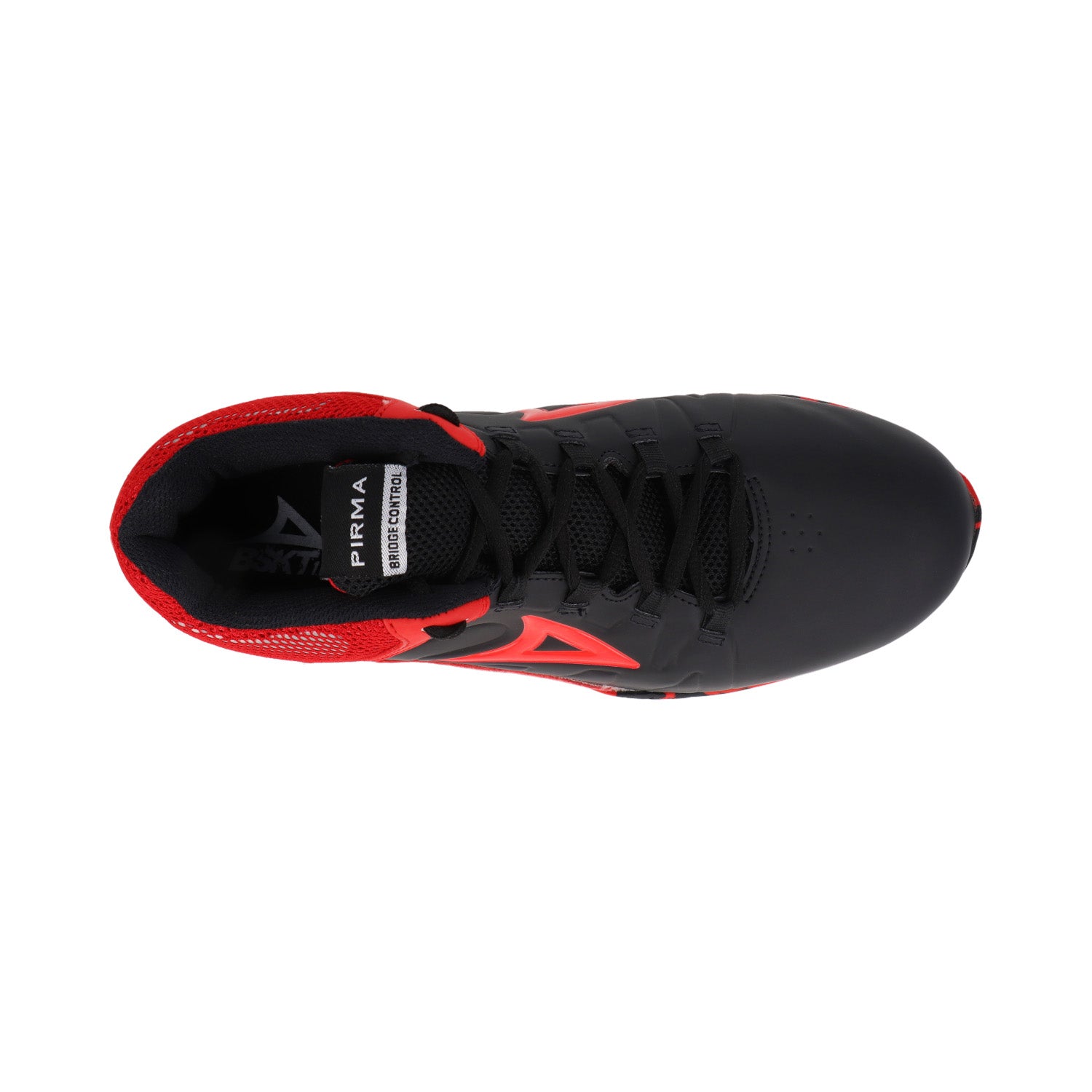 Tenis Deportivo Pirma Brasil color Negro/Rojo para Hombre