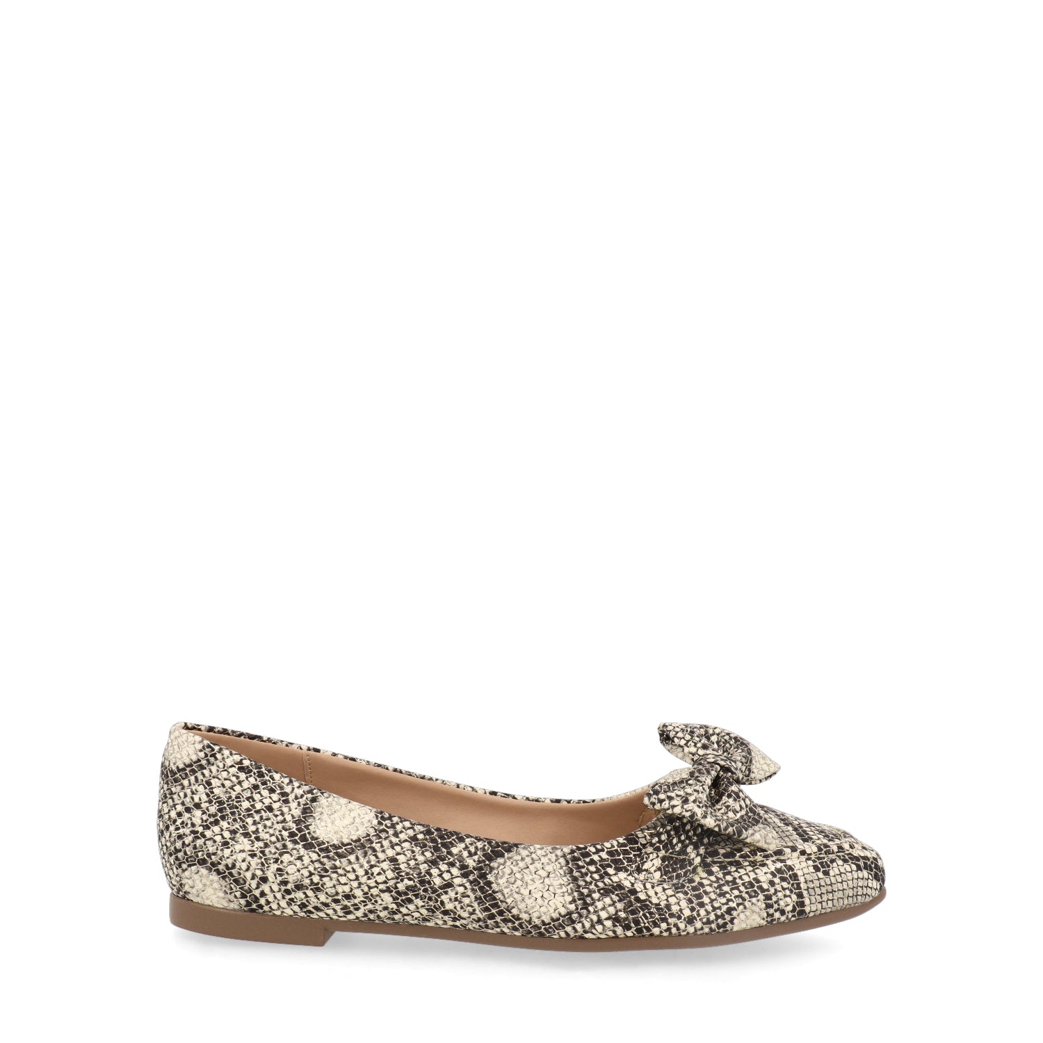 Balerina de Piso Vazza color Gris Animal Print Serpiente para Mujer