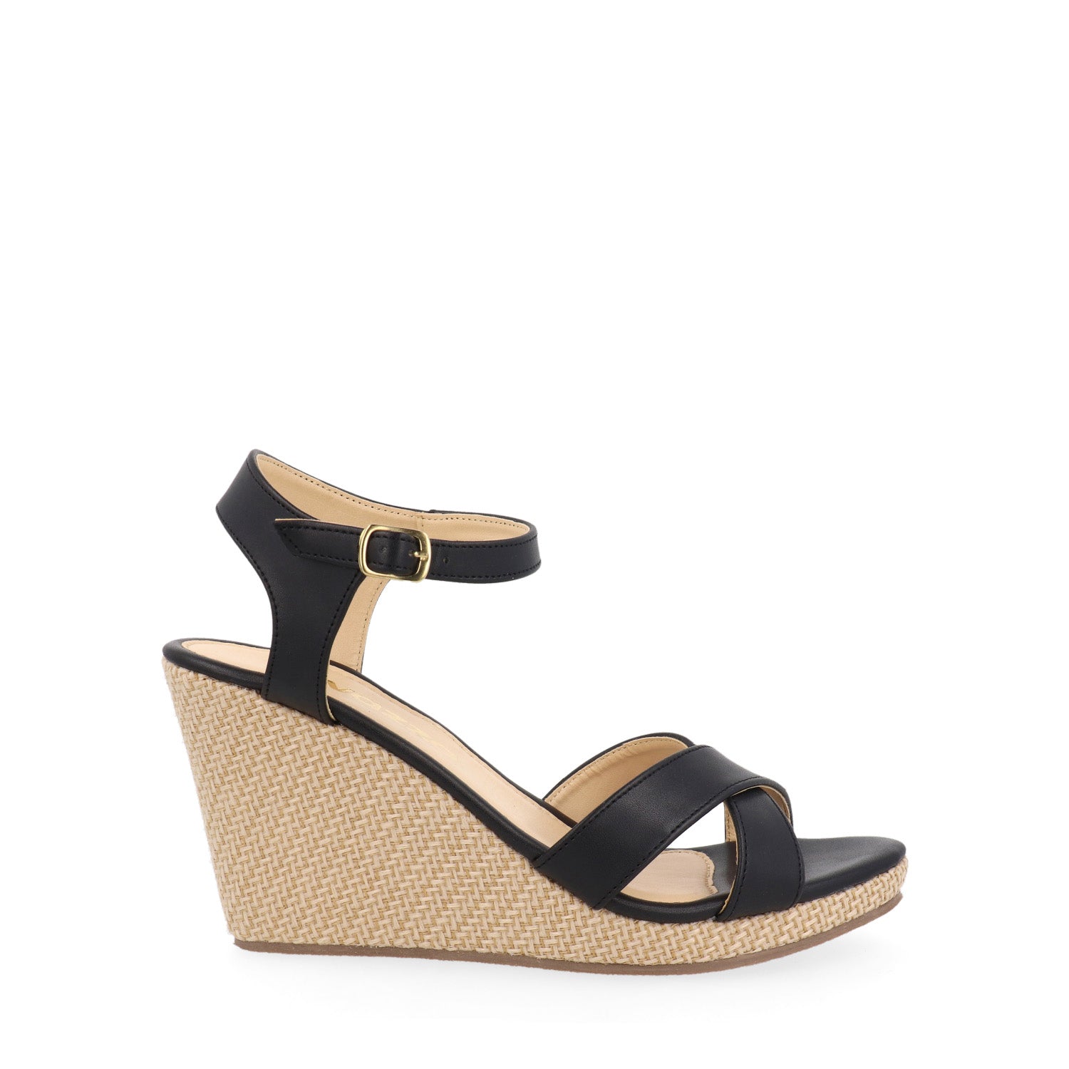 Sandalia de Plataforma Vazza color Negro para Mujer