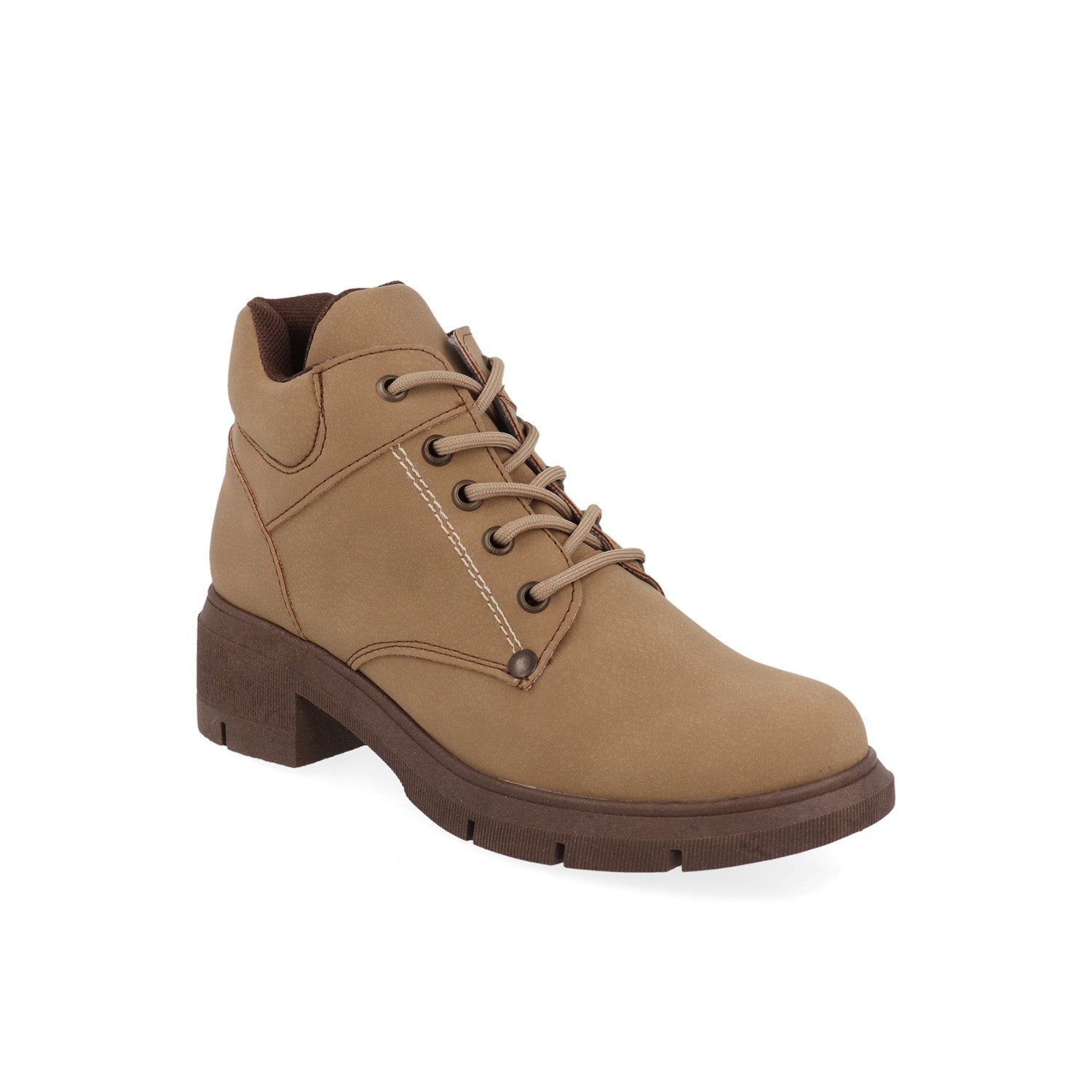 Botin Casual Vazza color Sandalo para Mujer